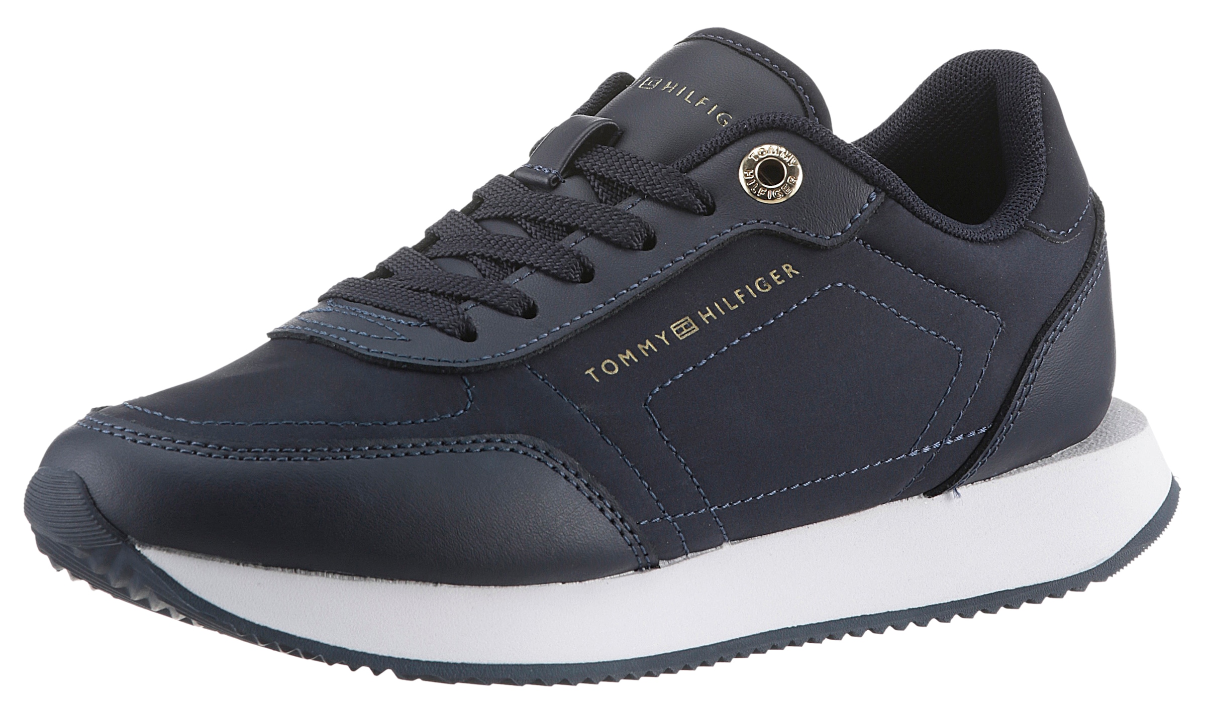 Tommy Hilfiger Sneaker, Freizeitschuh, Halbschuh, Schnürschuh mit gepolster günstig online kaufen