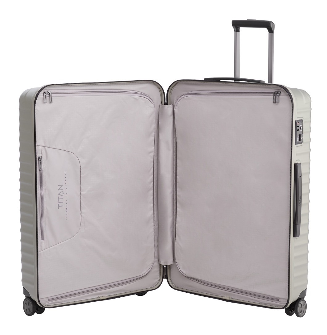 TITAN® Hartschalen-Trolley »LITRON, verschiedene Größen und Farben«, 4 Rollen, Hartschalen-Koffer Made in Germany mit 10 Jahren Herstellergarantie
