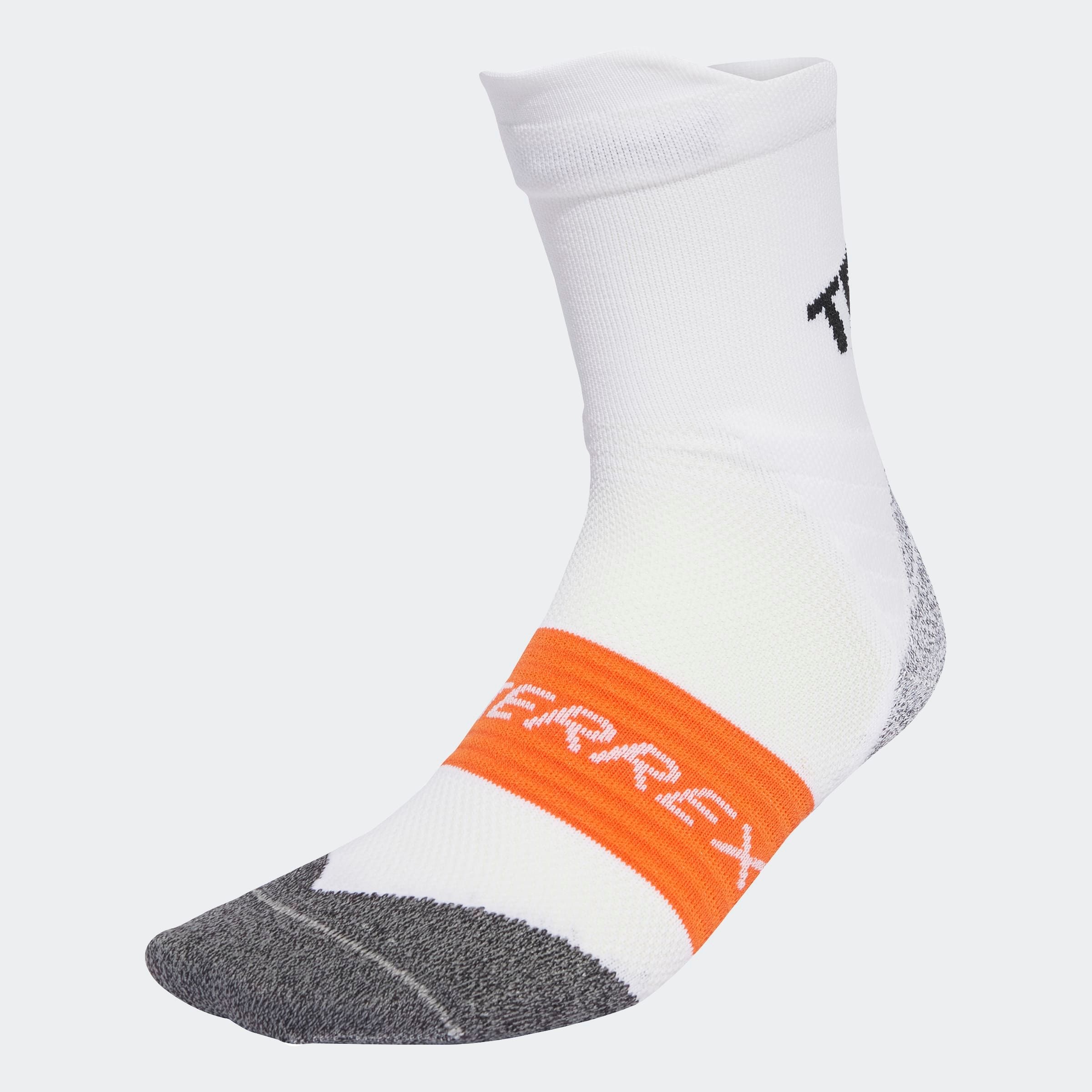 Herren Laufsocken "XPR TRL CR SCK", ADIDAS PERFORMANCE, Gr. Mweiß, Obermaterial: 71% Polyester, 24% Polyamid, 5% Elasthan, Socken
