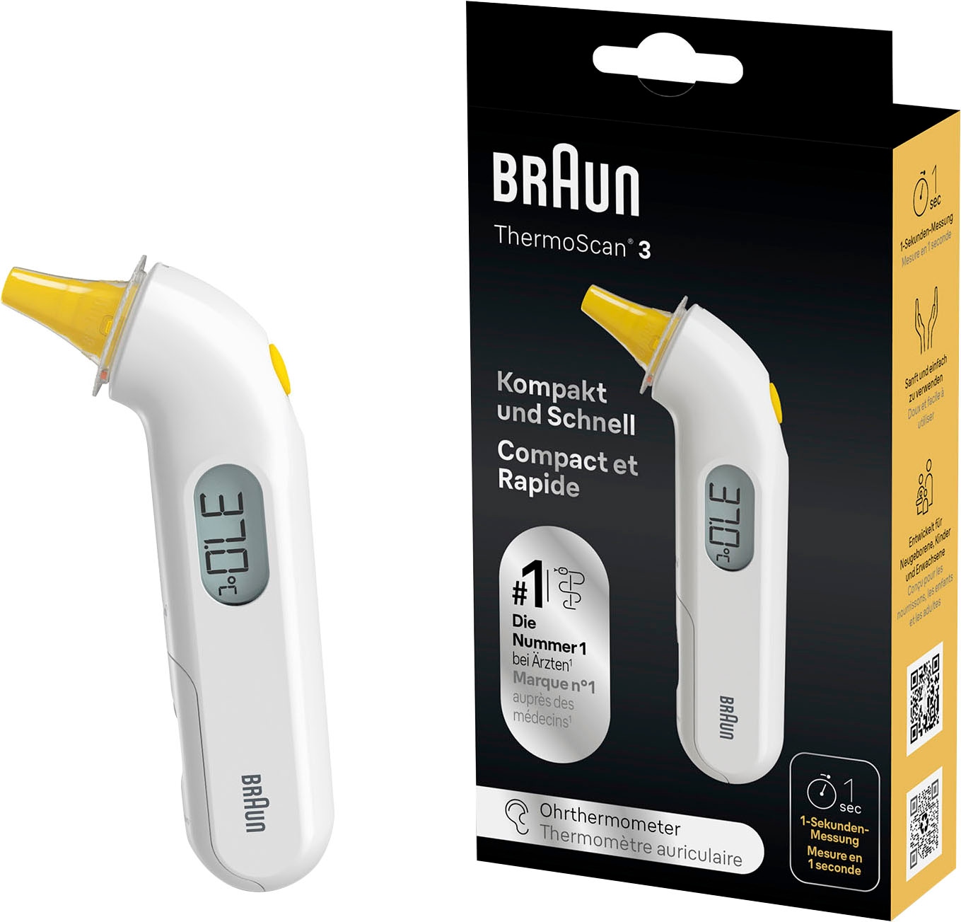 Braun Ohr-Fieberthermometer »ThermoScan® 3, IRT3030« online bestellen