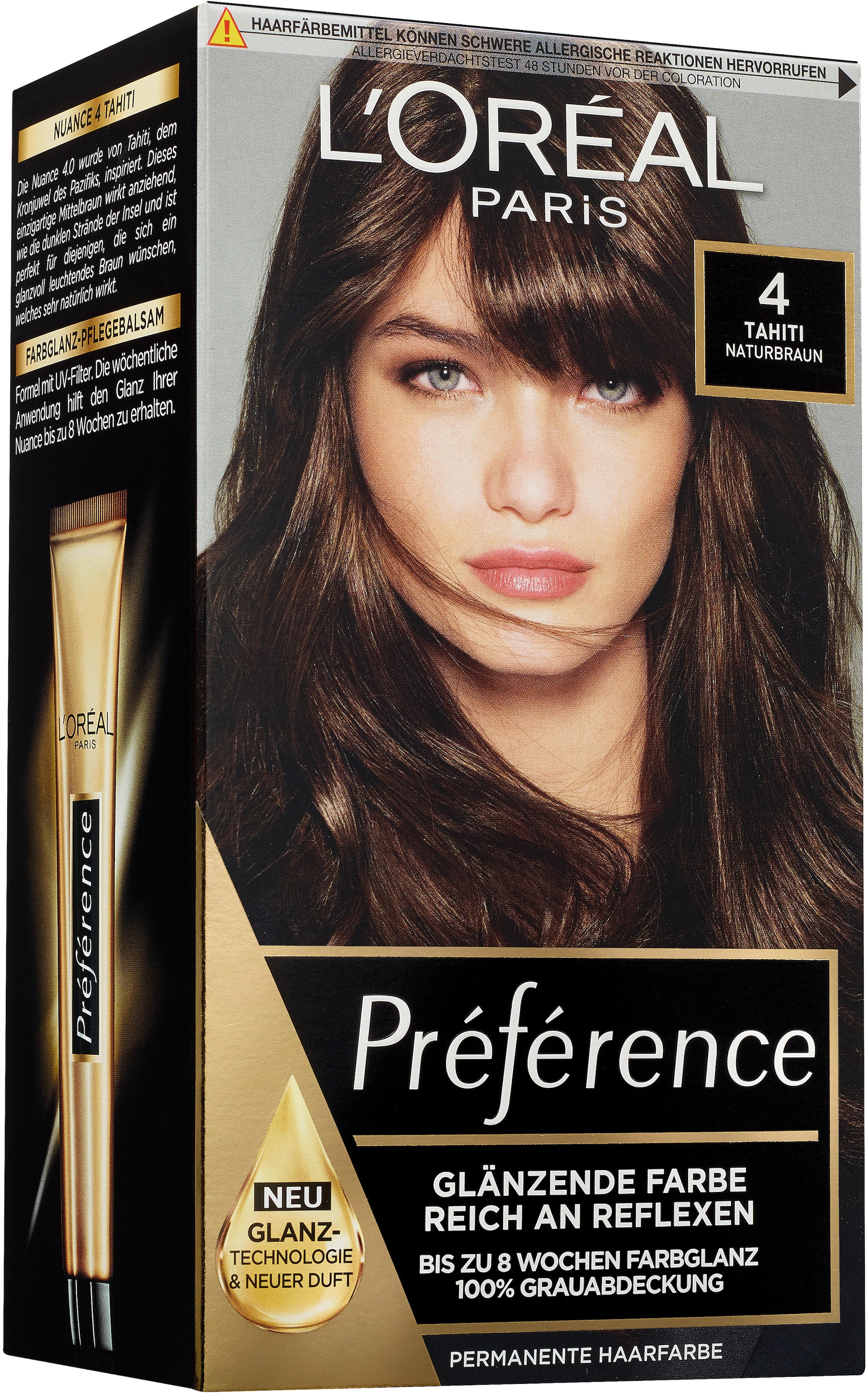 L'ORÉAL PARIS Coloration »L'Oréal Paris Permanente Haarfarbe, Naturbraun«, (3 tlg.)