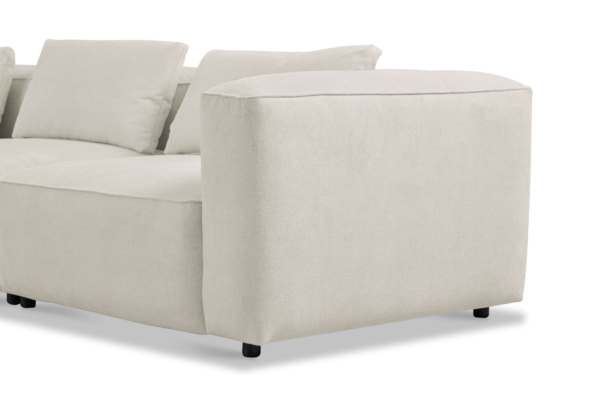 andas Ecksofa »Tvinnet«, Breite 317 cm, extra tiefe Sitzfläche, kubisches Sitzvergnügen