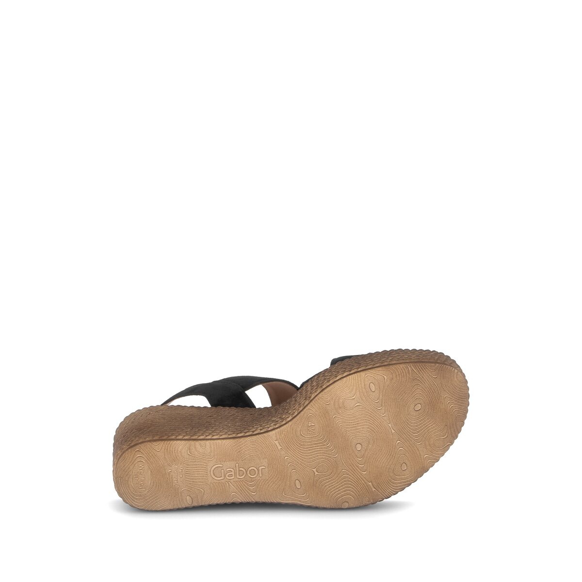 Gabor Wedge Sandal Black 40.5 3