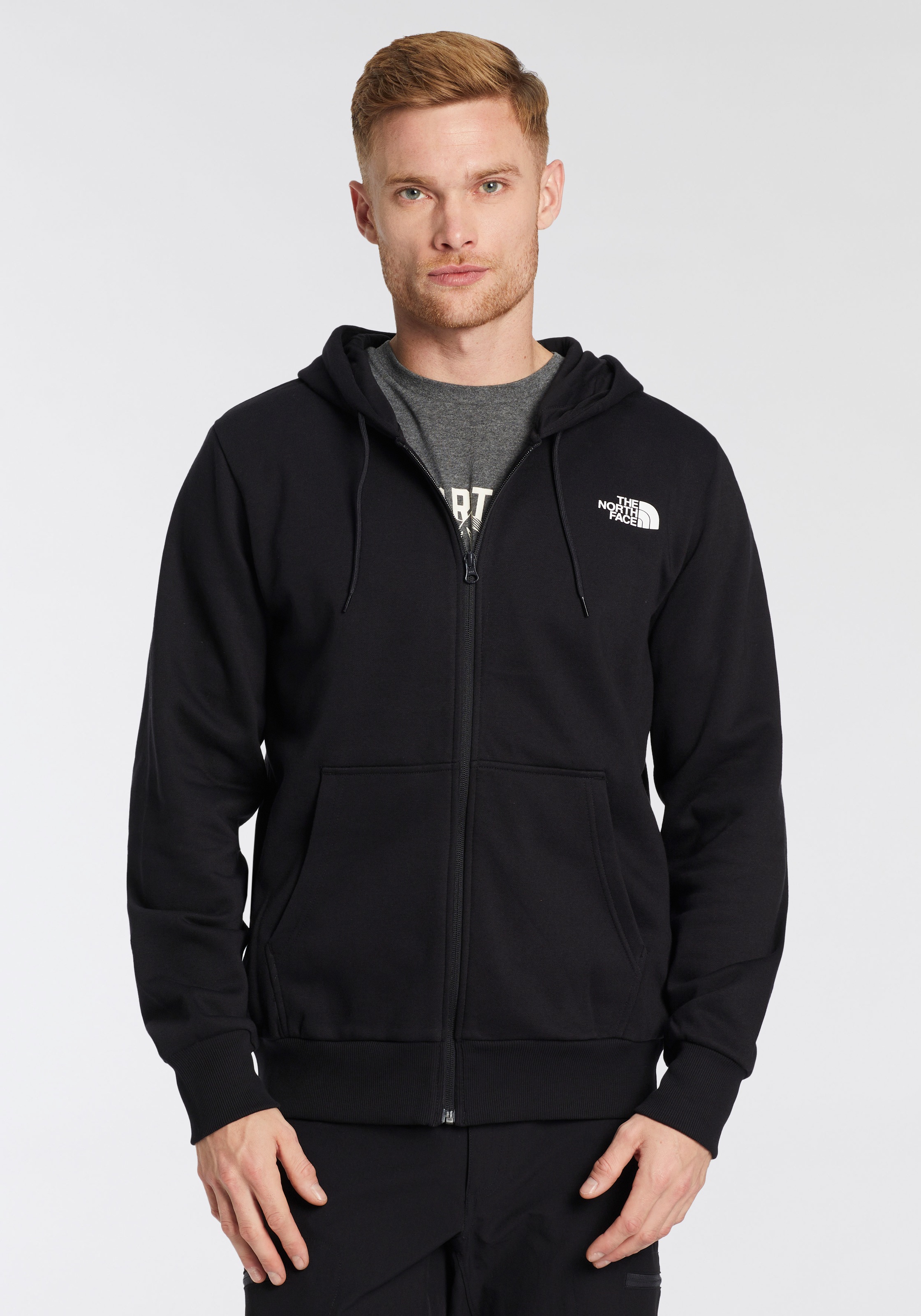 The North Face Kapuzensweatjacke mit weitenregulierbarer Kapuze, mit Kängur günstig online kaufen