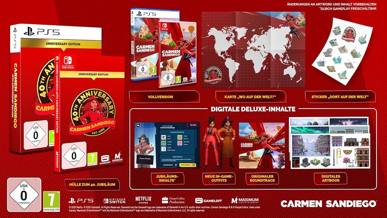 Astragon Spielesoftware »Carmen Sandiego: 40th Anniversary Edition«, PlayStation 5