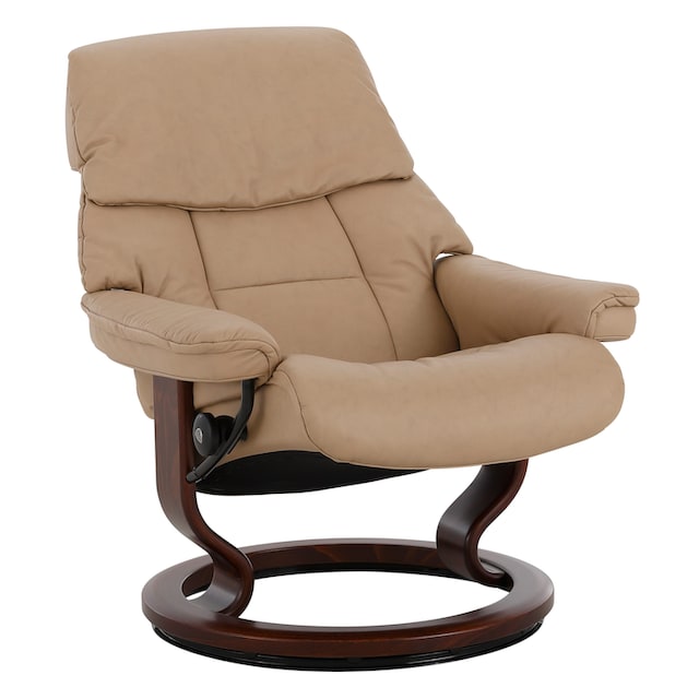 Stressless® Relaxsessel »Ruby«, (Set), mit Classic Base, Größe M, Gestell  Eiche, Wenge, Braun & Schwarz | BAUR