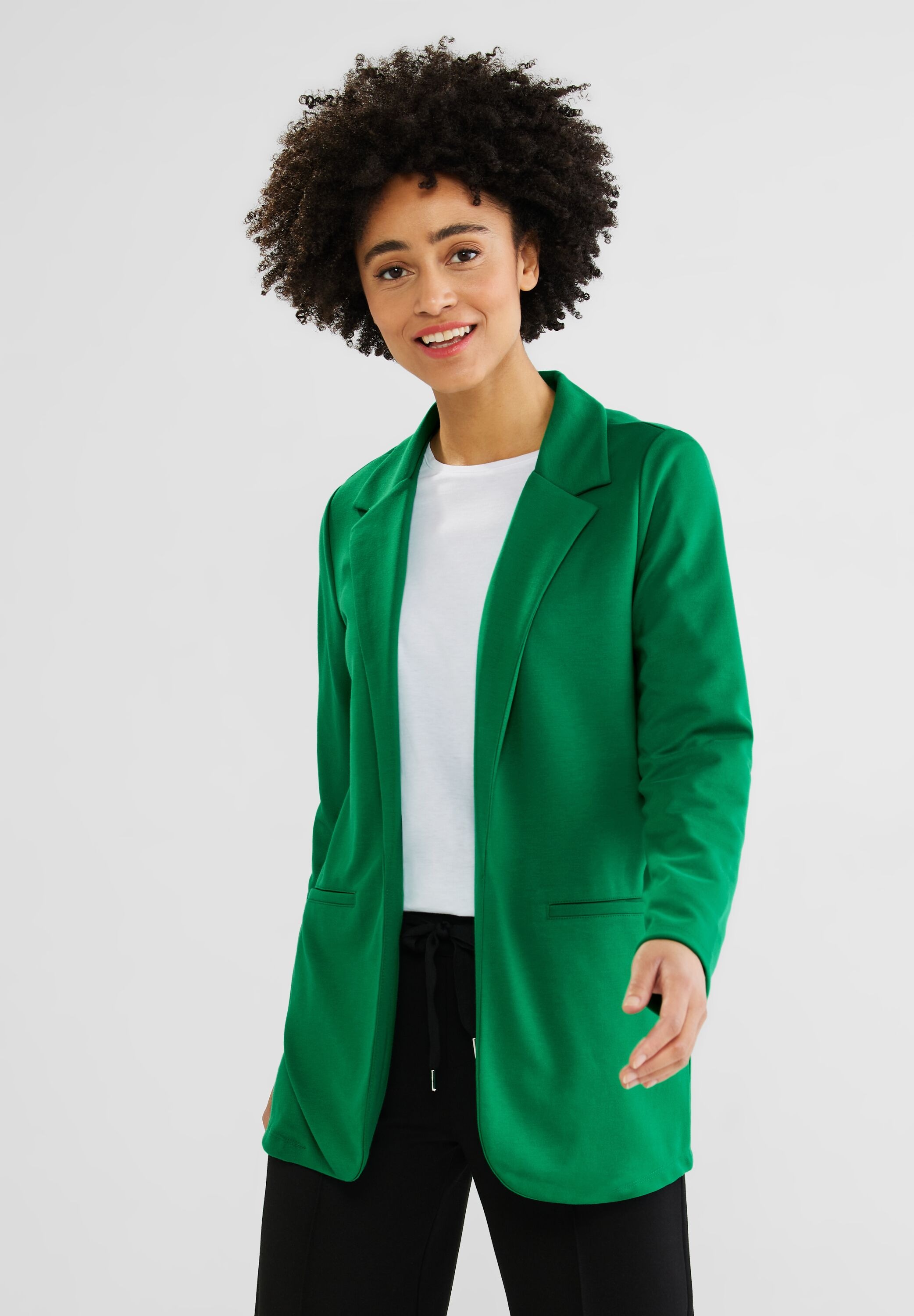 kaufen online Unifarbe Longblazer, in ONE | BAUR STREET