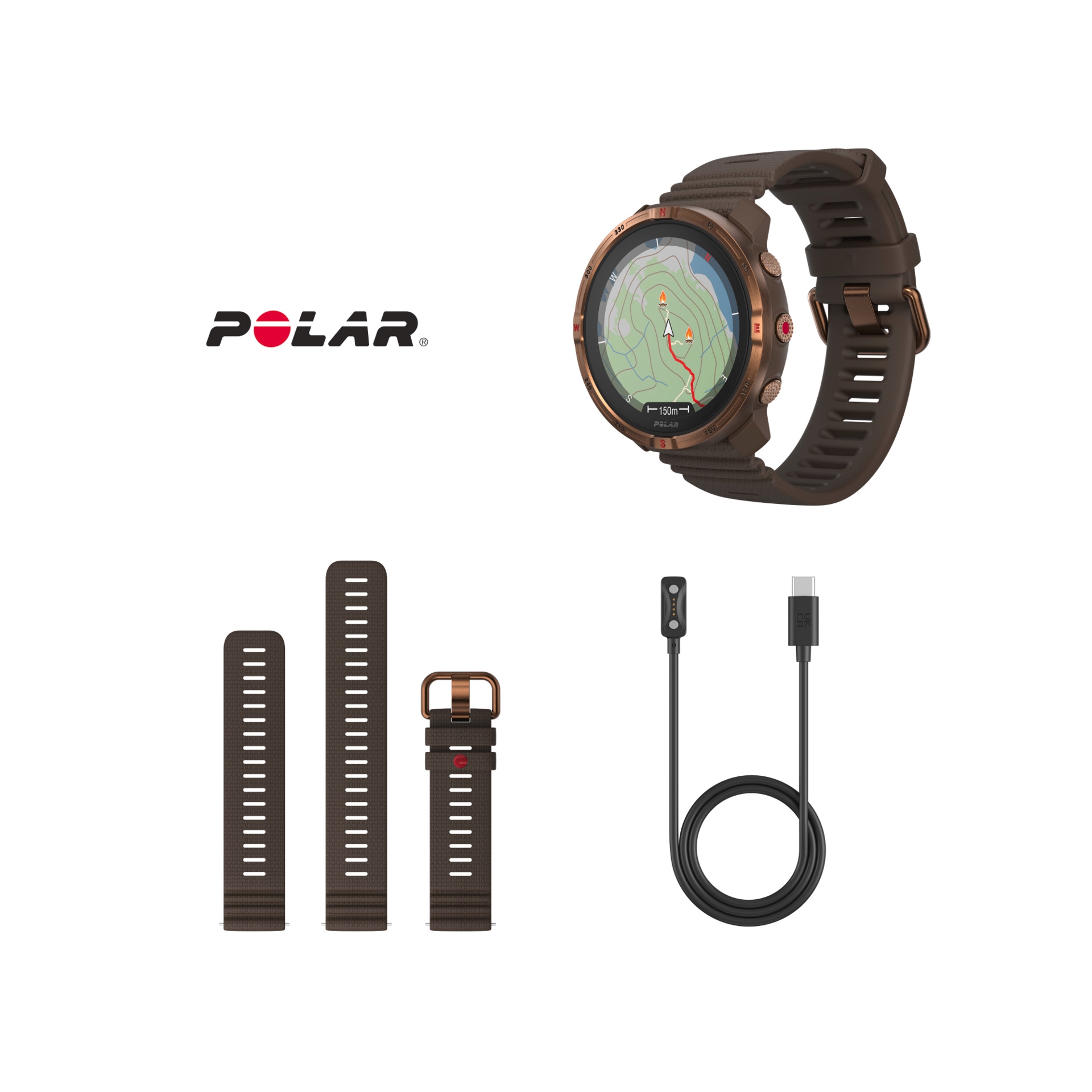 Polaroid Smartwatch »GRIT X2«, (3,25 cm / 1,28 Zoll), 32,00 GB