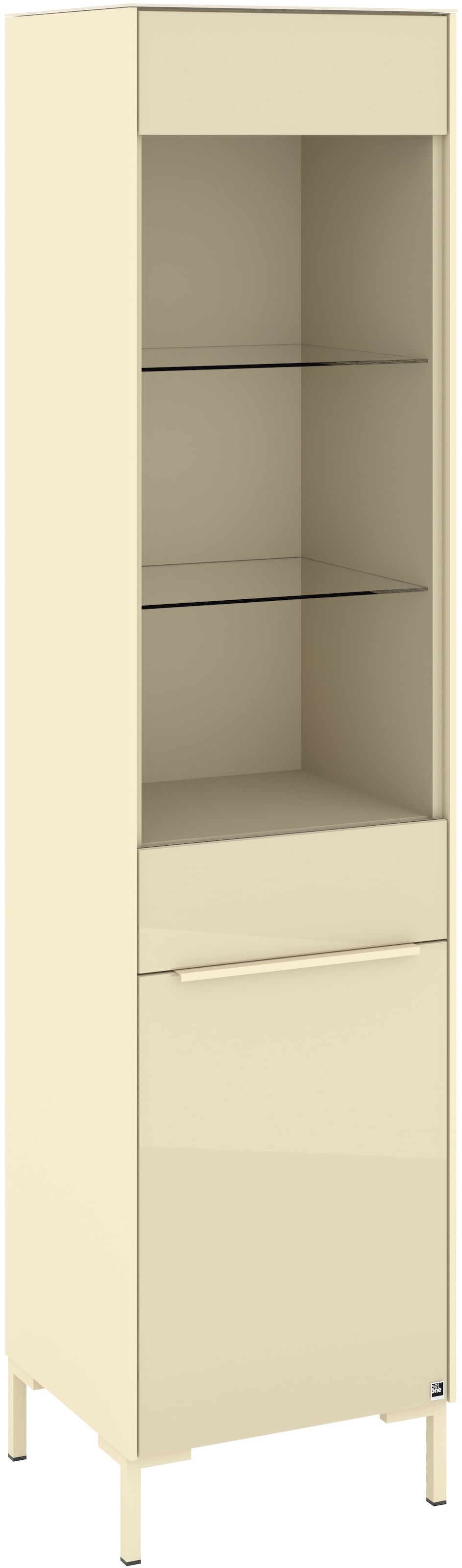 set one by Musterring Standvitrine »Reno« 1 Stk. tlg. Mit Winkelfuß in diversen Farben, 199 cm Höhe & Farbauswahl