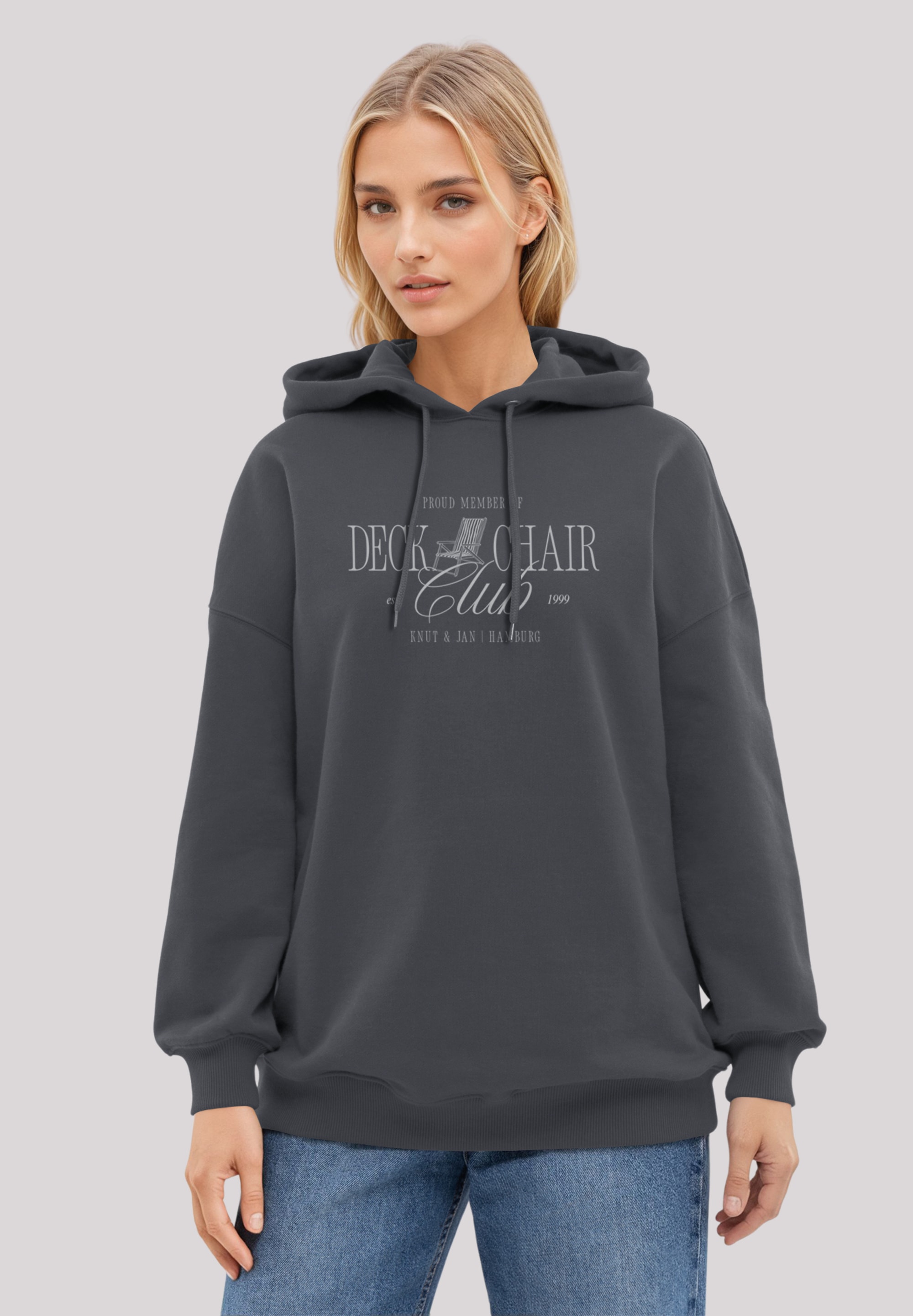 F4NT4STIC Kapuzenpullover "Deck Chair Club Knut und Jan" Osteee Kollektion, günstig online kaufen