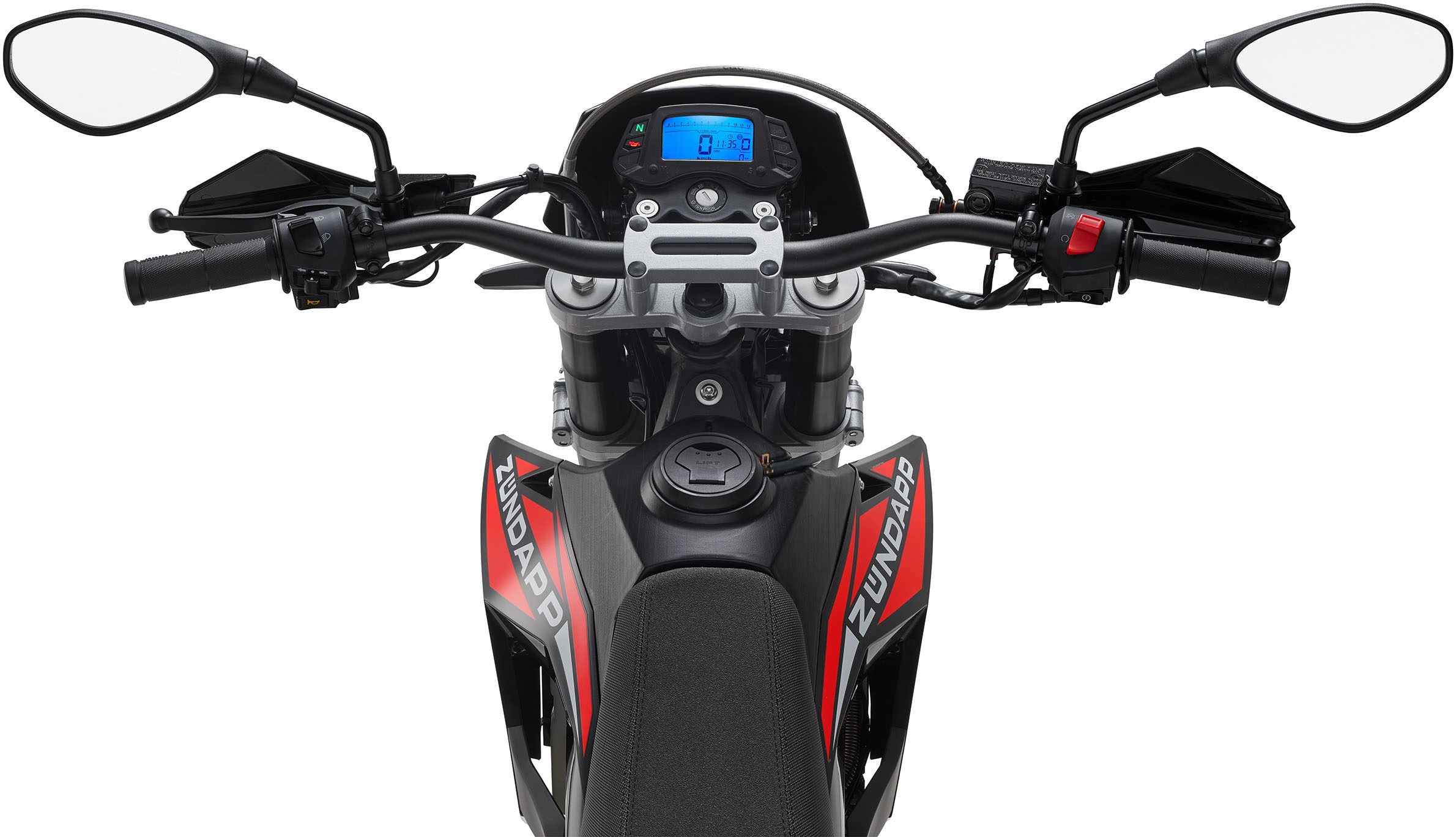Zündapp Motorrad »ZXE 50 Enduro E5 (45km/h) rot/schwarz«, 50 cm³, 45 km/h, Euro 5, 4,75 PS, Sportliches Design
