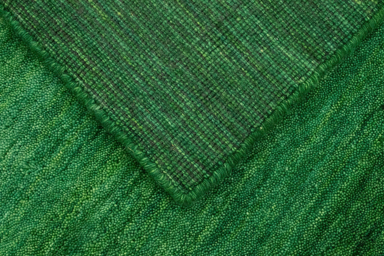 morgenland Wollteppich »Uni - Gabbeh Teppich - Softy«, rechteckig, 1,6 mm Höhe, Gabbeh Optik, Uni Farben, reine Wolle, sehr weicher Flor, Wohnzimmer