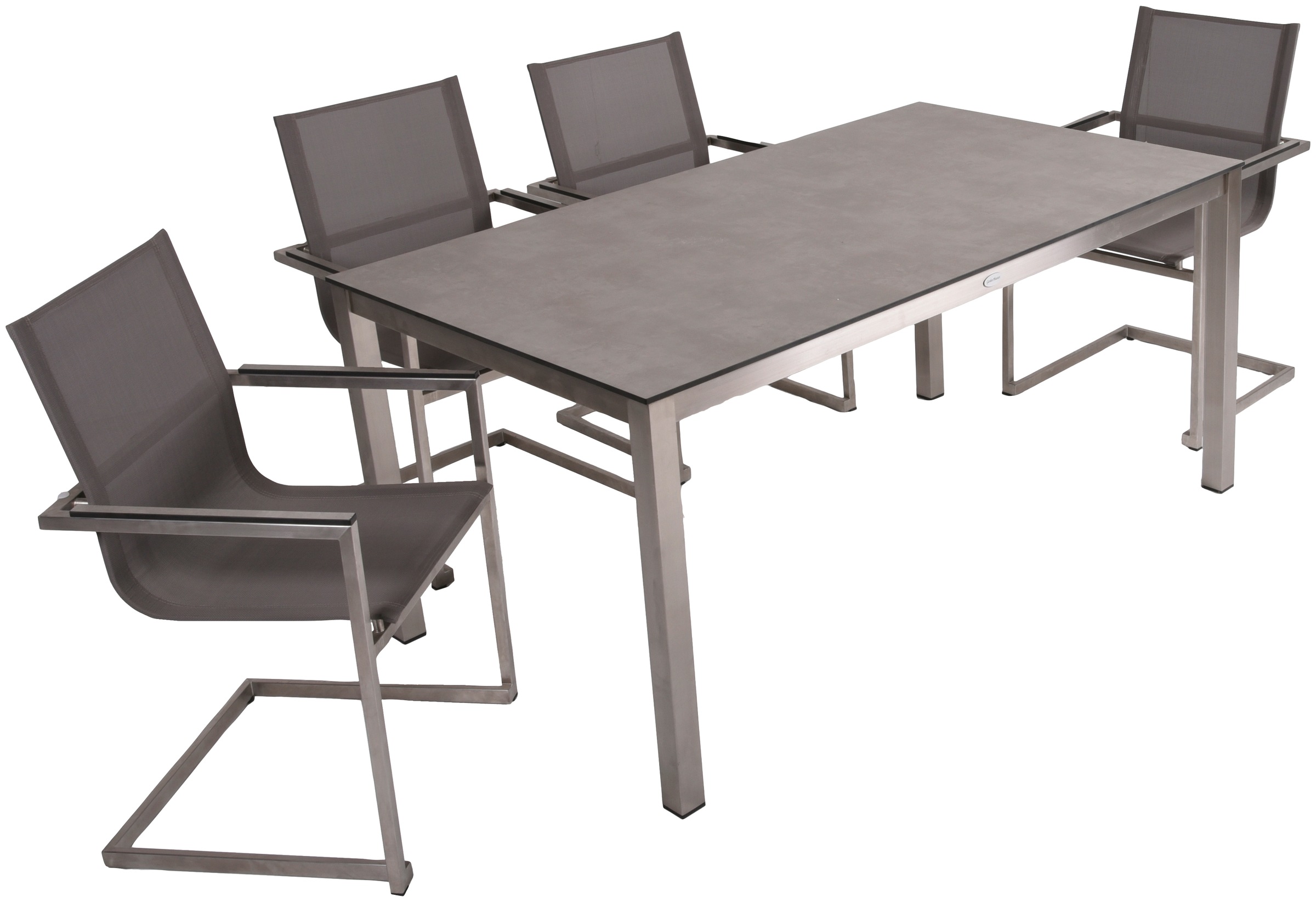 Garden Pleasure Garten-Essgruppe "SIENNA" 5 Stk. tlg. robustes Tischdesign günstig online kaufen