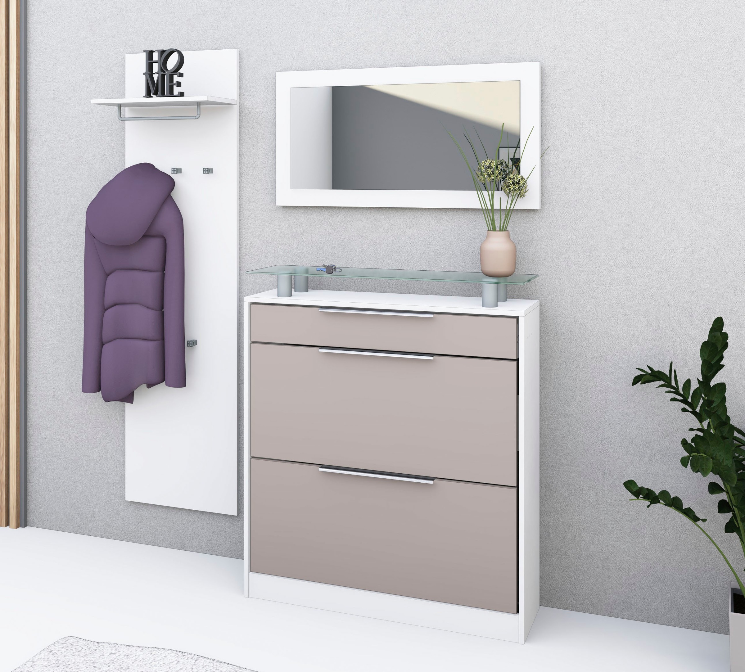 borchardt Möbel Garderoben-Set "Oliva" günstig online kaufen