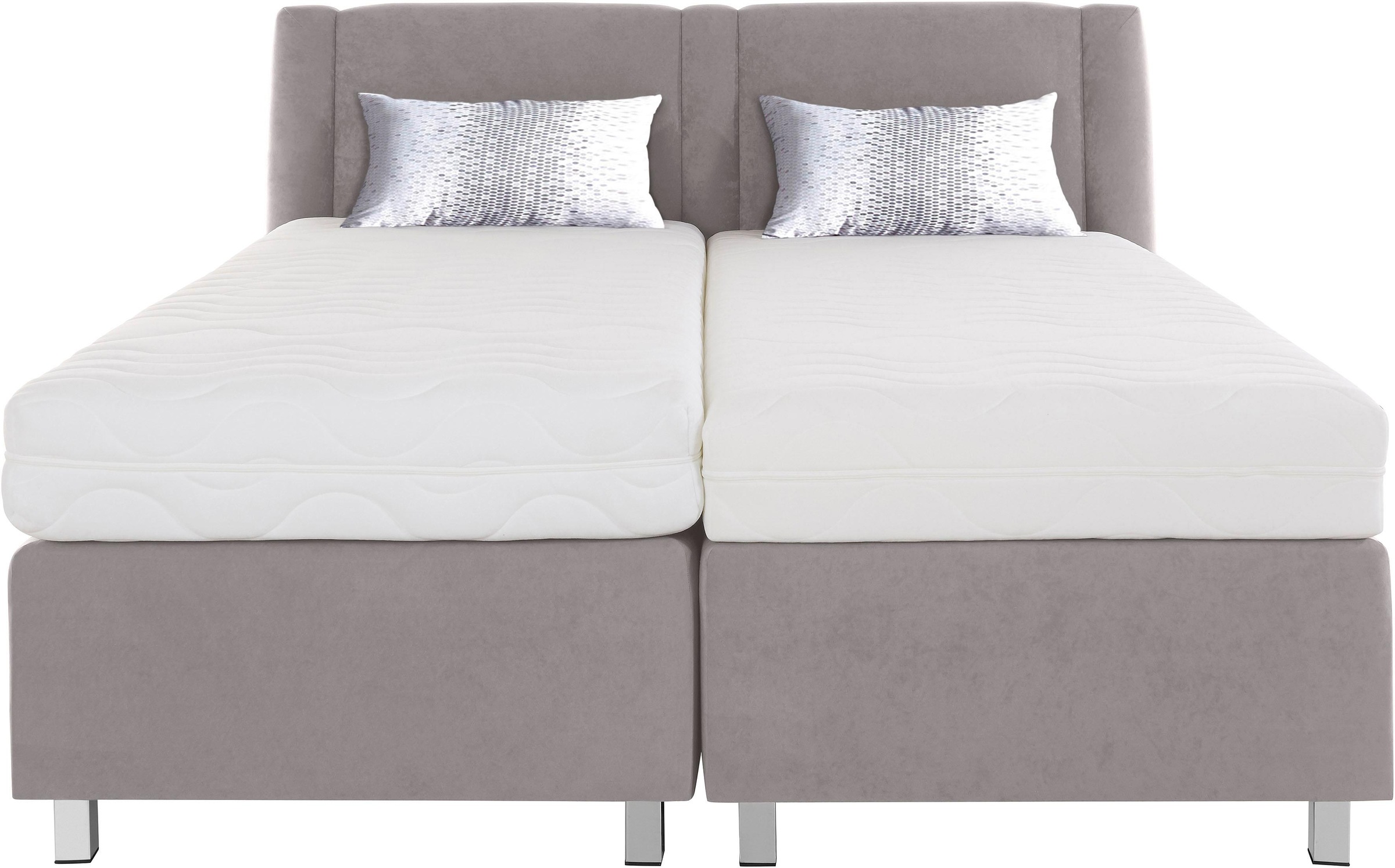 Westfalia Schlafkomfort Boxspringbett, wahlweise mit Kaltschaum-Topper, 2 M günstig online kaufen