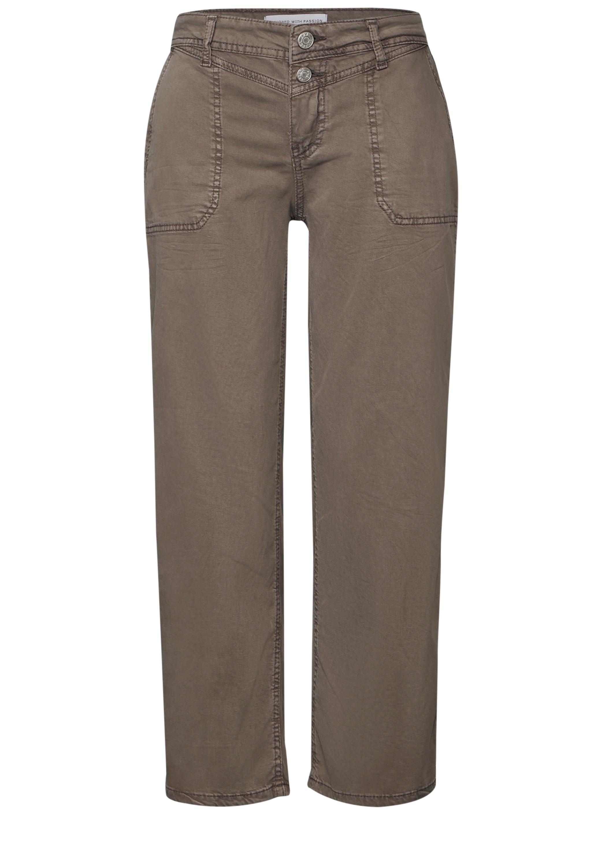 STREET ONE Gerade Jeans, Middle Waist