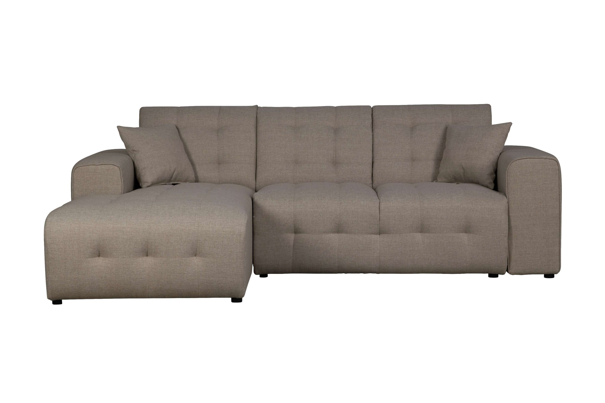 Home affaire Ecksofa »Nosia L-Form«, incl. 2 Zierkissen, mit feiner Steppung
