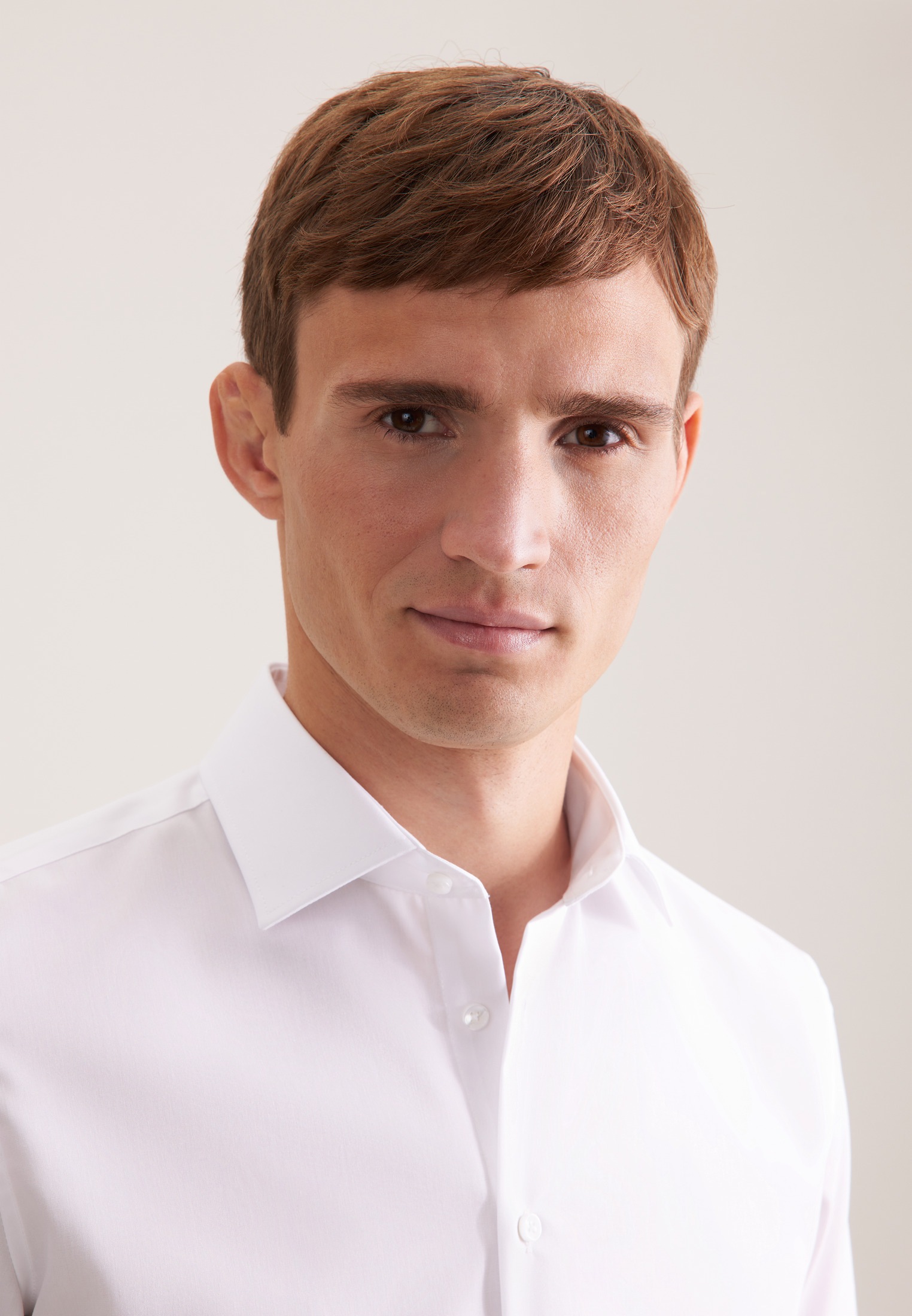 Thumbnail - seidensticker Businesshemd "Schwarze Rose" Slim 1/2 Kentkragen Uni