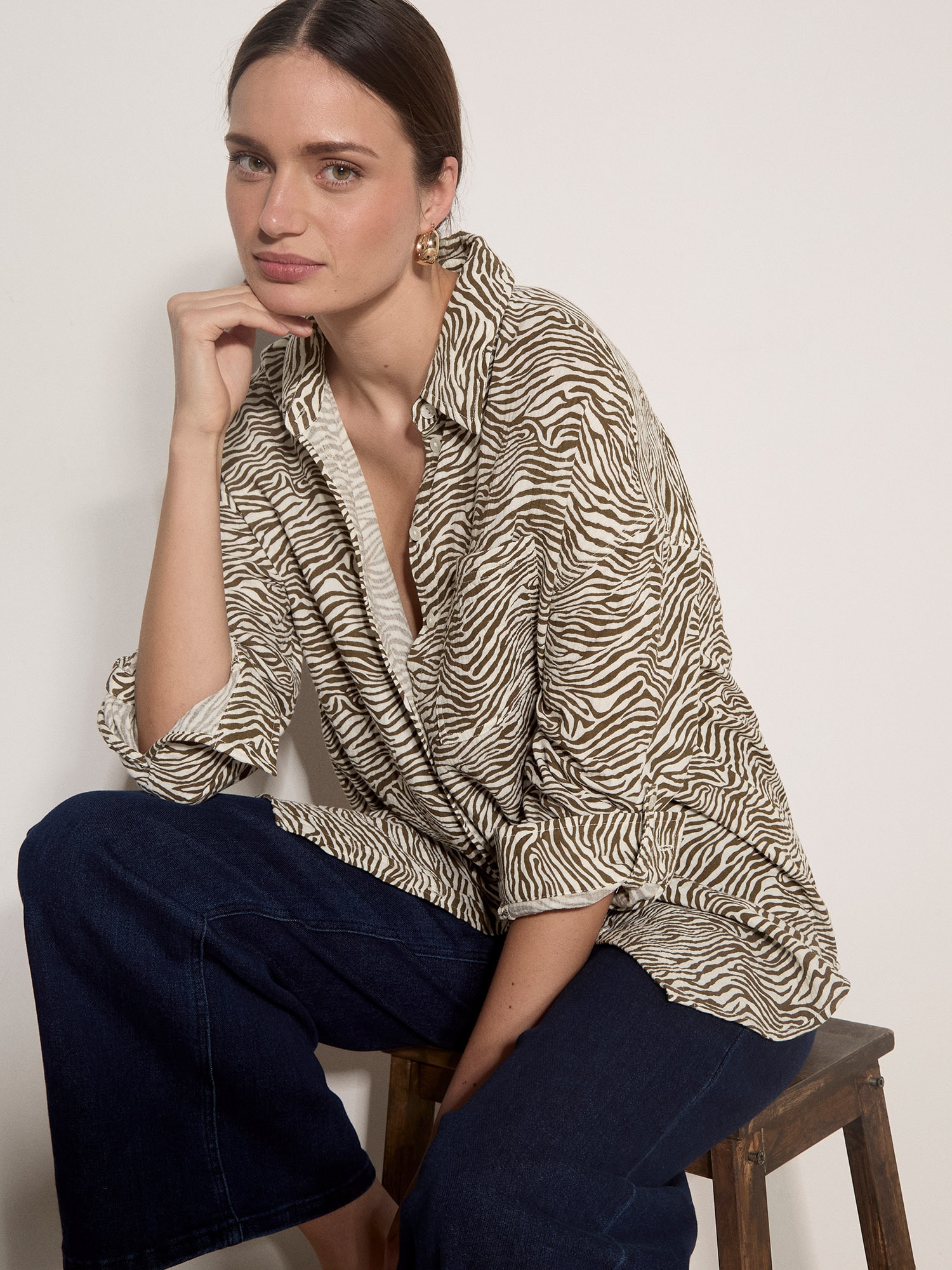 Apricot Oversize-Shirt »Oversize-Hemd«
