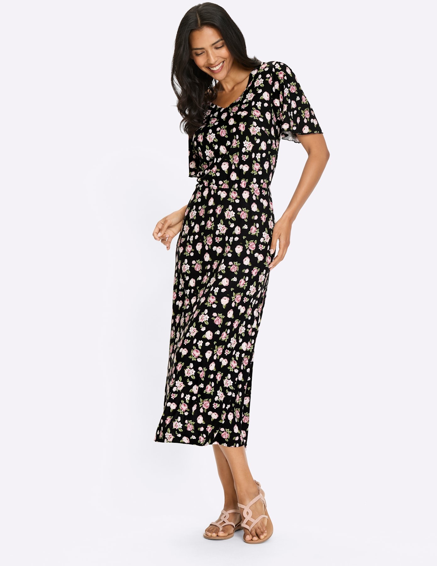 Classic Basics Druckkleid "Jersey-Kleid" günstig online kaufen