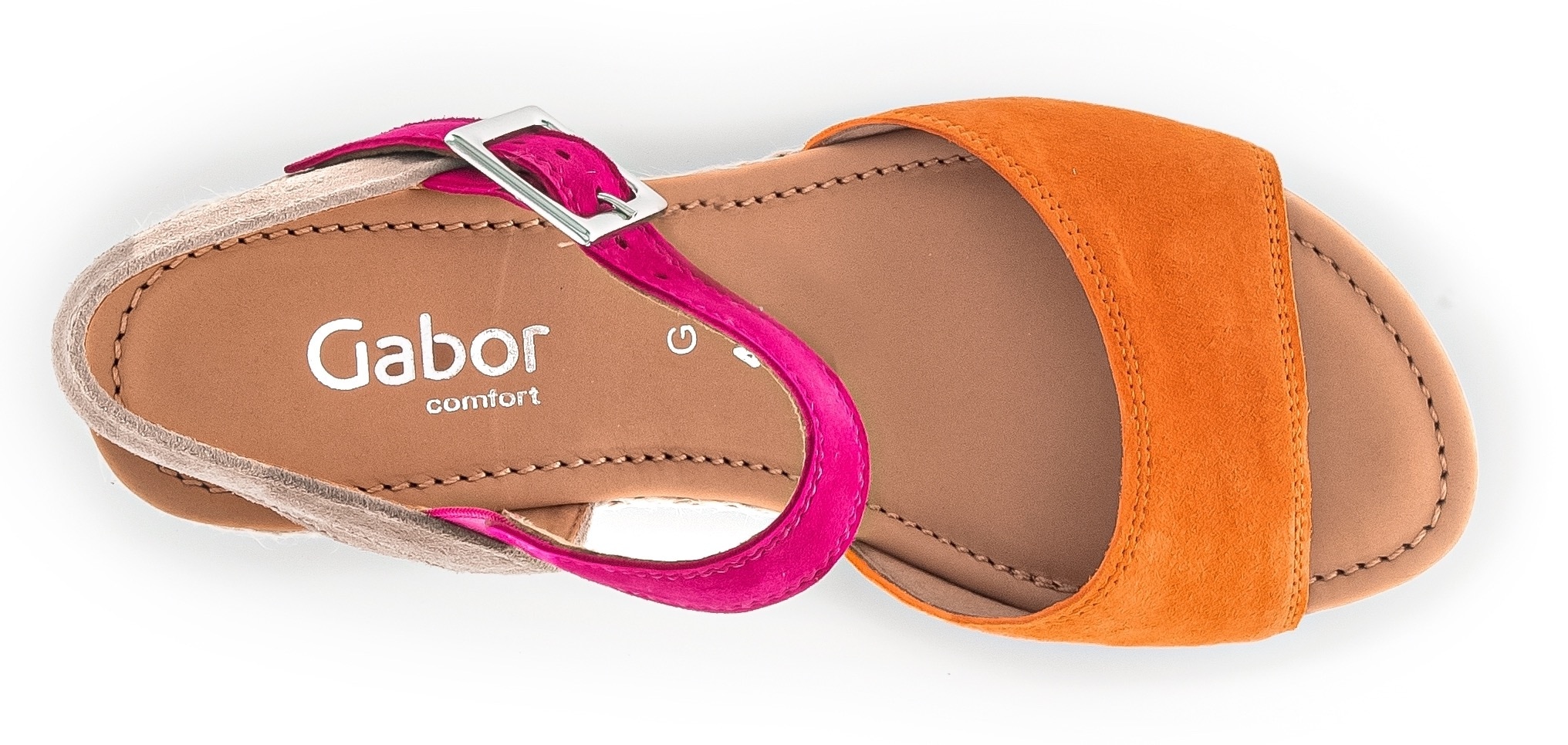 Gabor Sandalette »TUNIS«, Sommerschuh, Sandale, Keilabsatz, in Schuhweite G (weit)