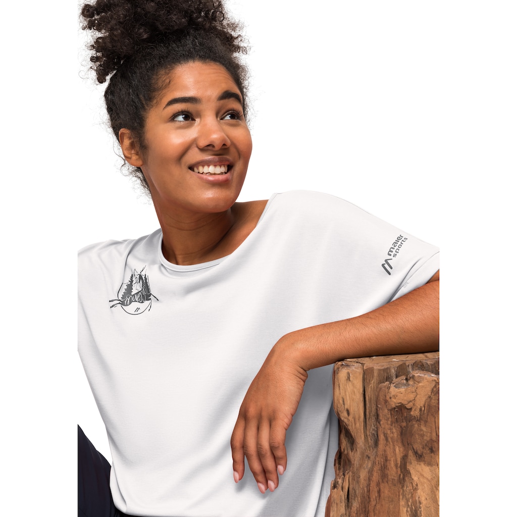 Maier Sports T-Shirt »Setesdal W«, Damen Kurzarmshirt für Wandern und Freizeit