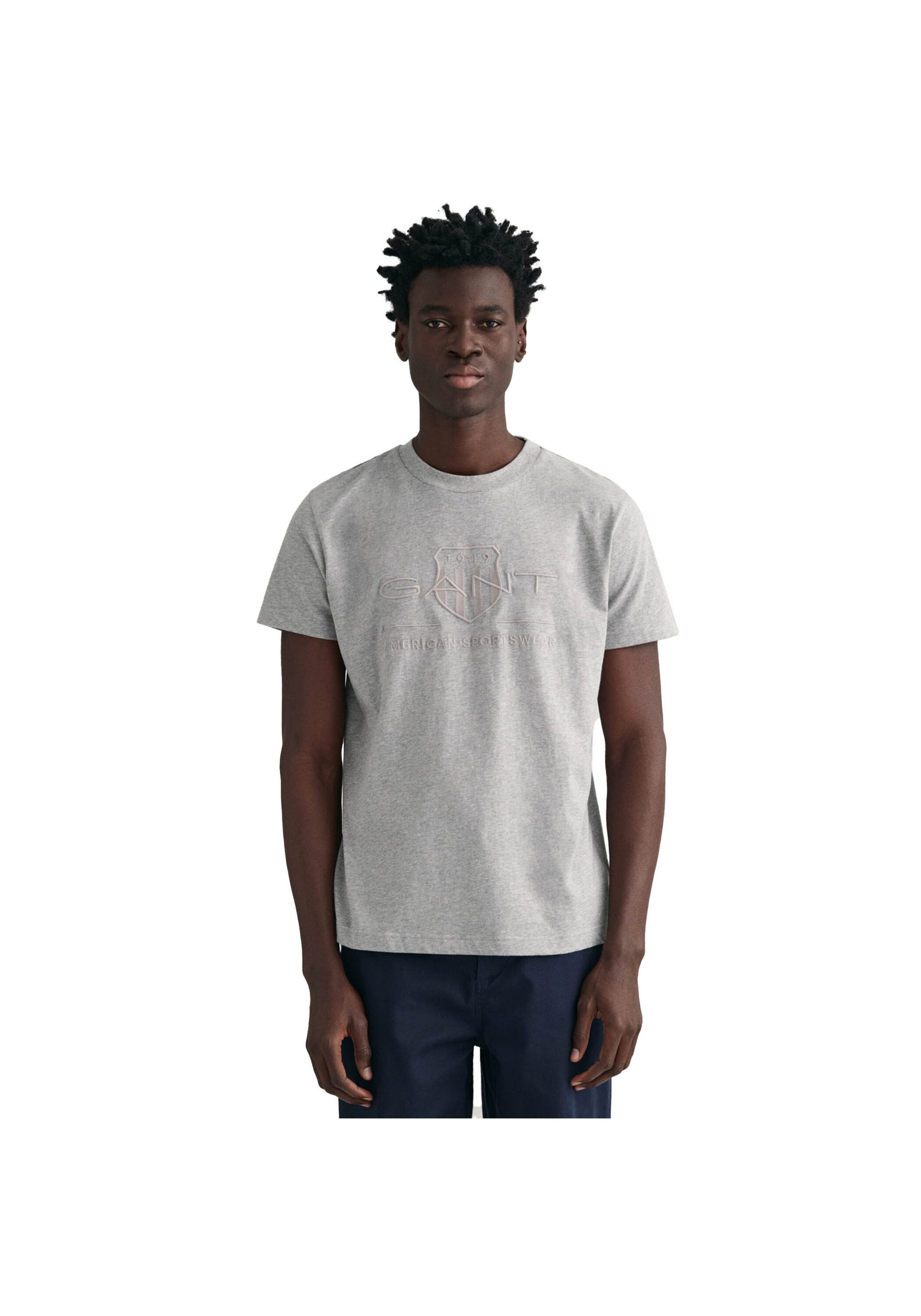 Gant T-Shirt "T-Shirt REG TONAL SHIELD T-SHIRT 1er Pack" günstig online kaufen