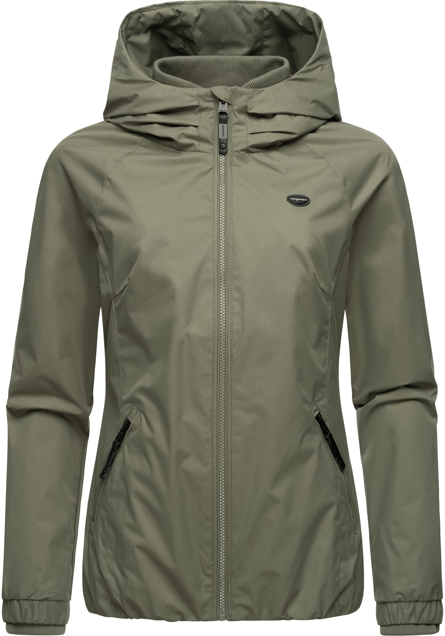 Ragwear Outdoorjacke »Dizzie«, mit Kapuze, Wasserdichte Übergangsjacke mit großer Kapuze
