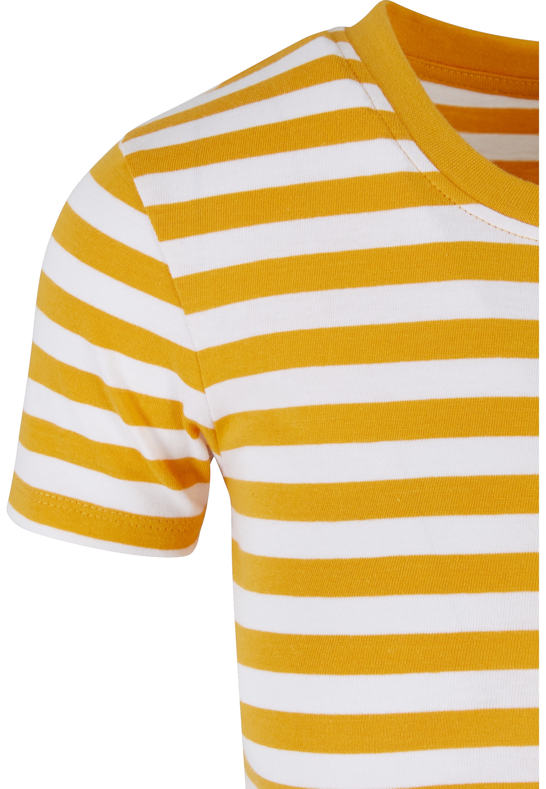 URBAN CLASSICS T-Shirt »Urban Classics Damen Ladies Short Striped Tee« 1 Stk.