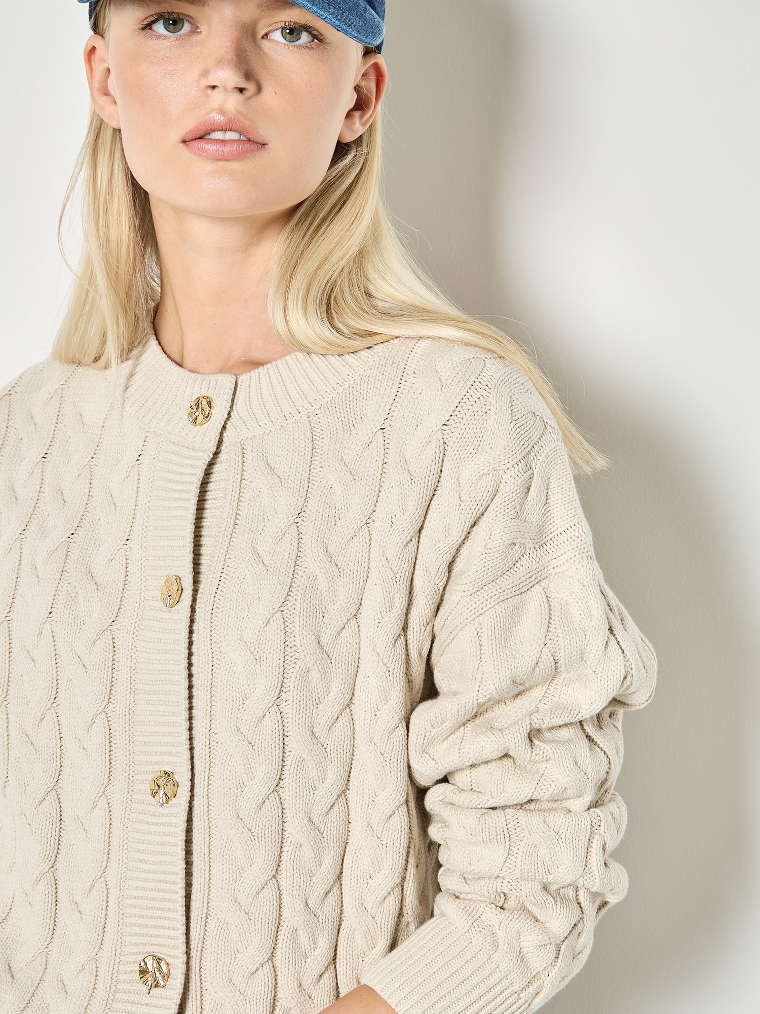 Apricot Cardigan »Strickjacke« und Zopfmuster