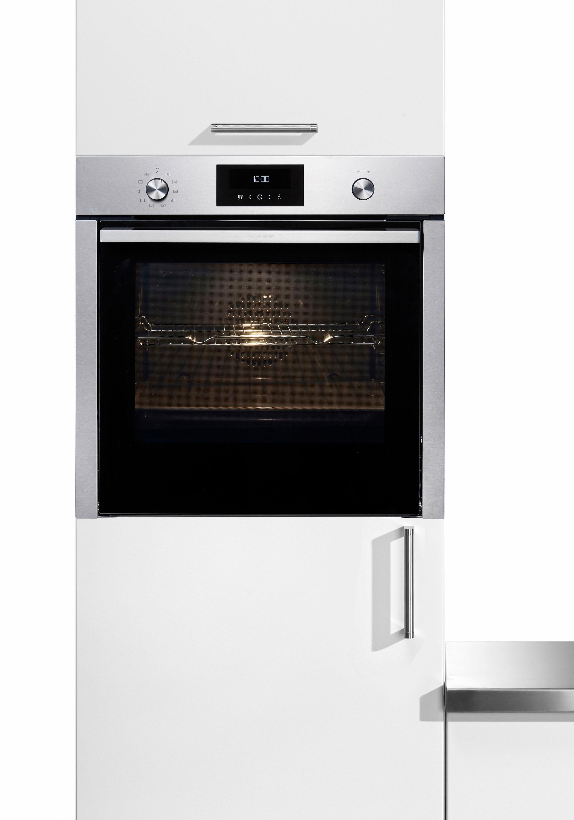 NEFF Pyrolyse Backofen N 50 "B6CCH7AN0", mit Teleskopauszug nachrüstbar, Pyrolyse-Selbstreinigung, mit Hide