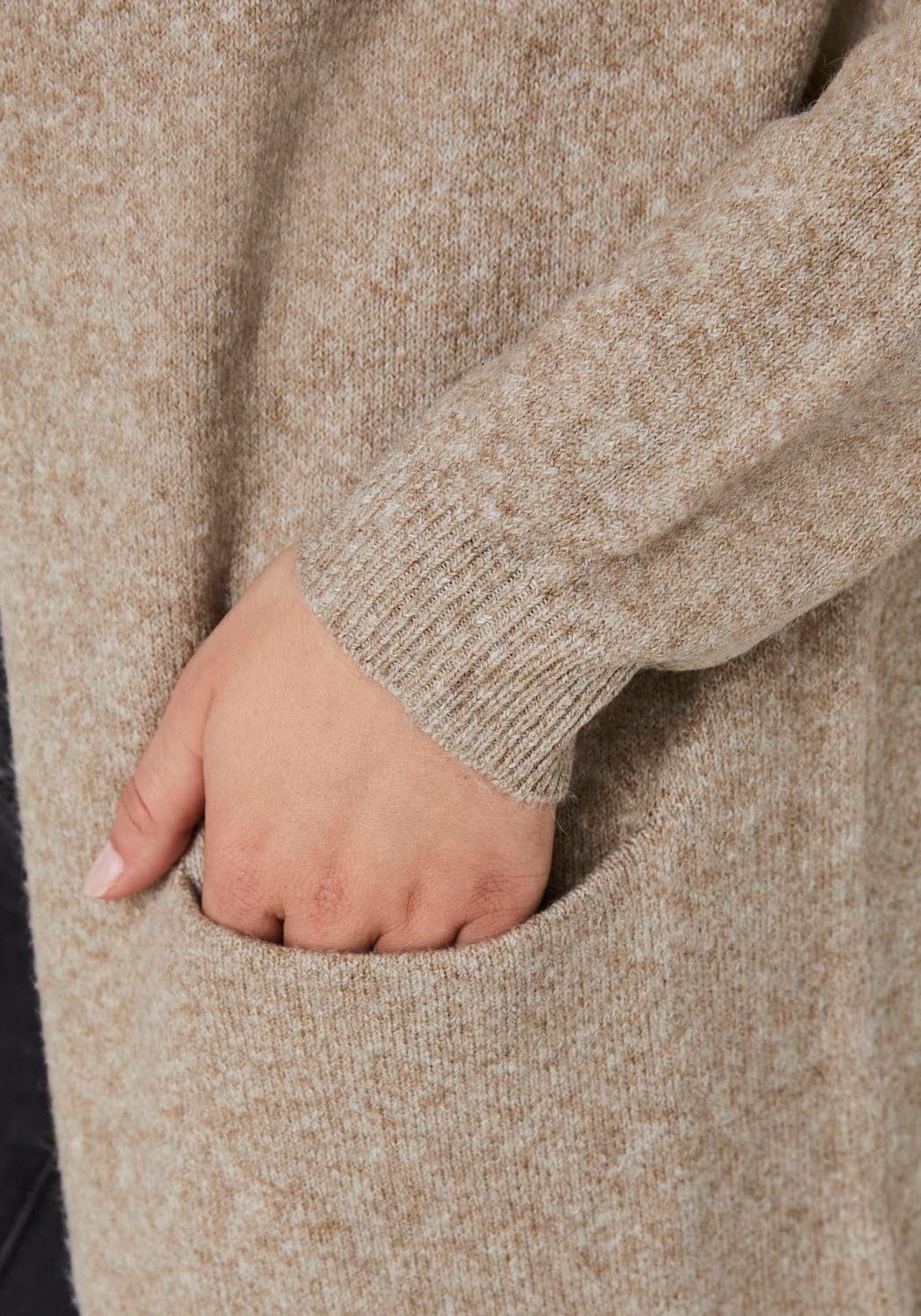 Vero Moda Strickjacke »VMDOFFY LS LONG OPEN CARDIGAN GA NOOS«