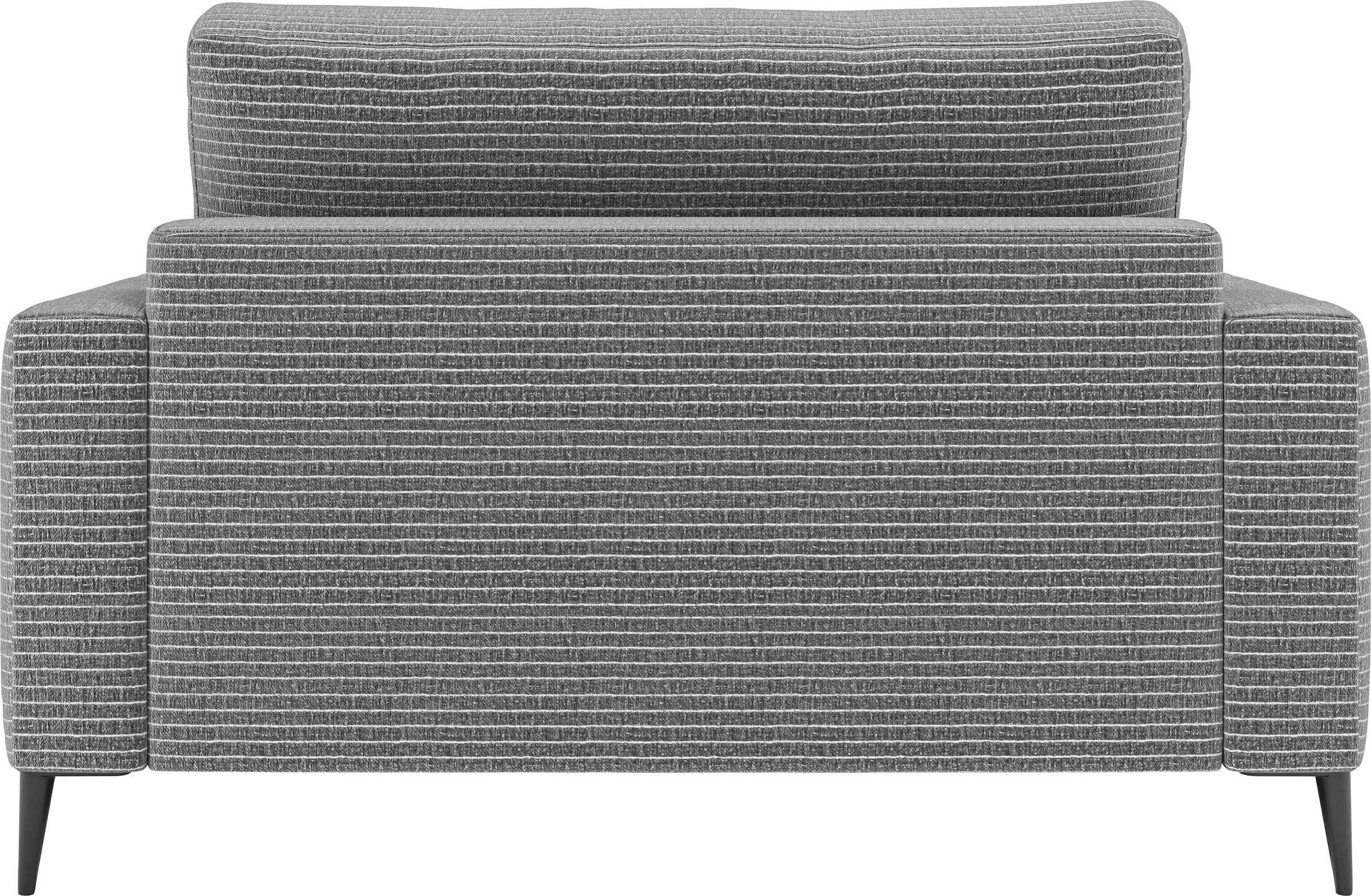 INOSIGN Chaiselongue »Downtown Loungemöbel zum Relaxen, B/T/H: 132/170/84 cm«, auch in Bouclé, Cord und Easy care - leicht mir Wasser zu reinigen