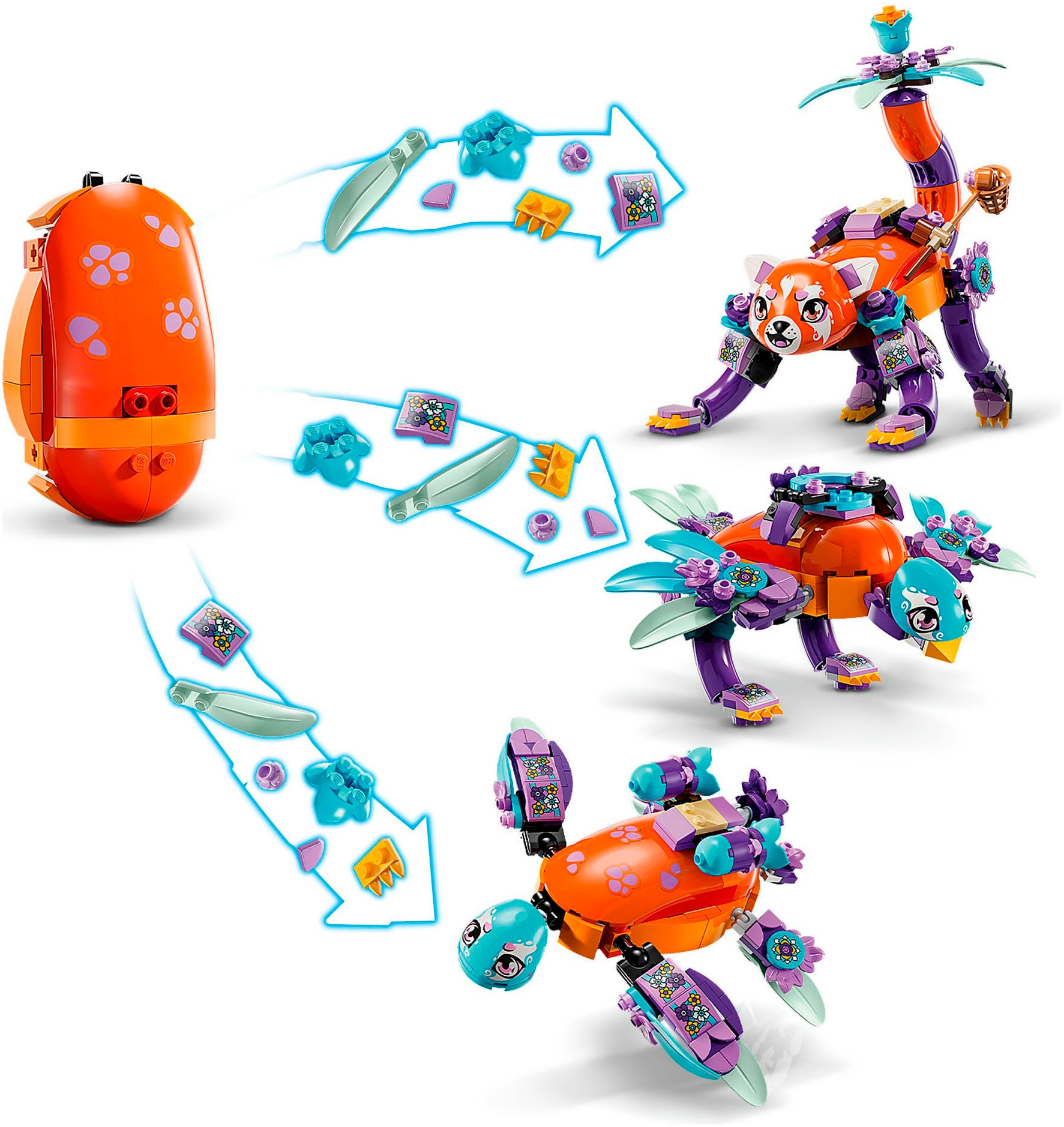 LEGO® Konstruktionsspielsteine »Izzies Traumtiere (71481), LEGO DREAMZzz«, (328 St.), Made in Europe