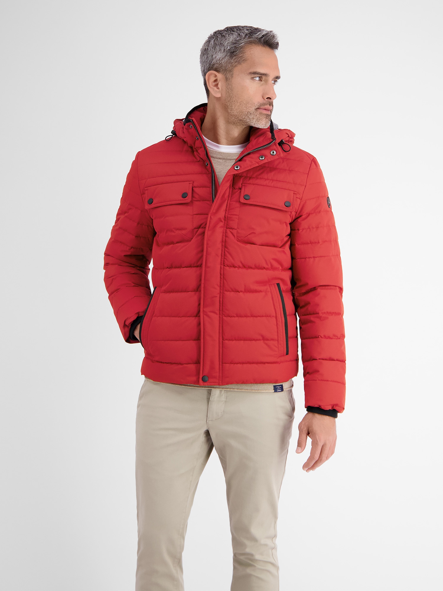 LERROS Steppjacke »LERROS Steppjacke mit abnehmbarer Kapuze«, mit Kapuze