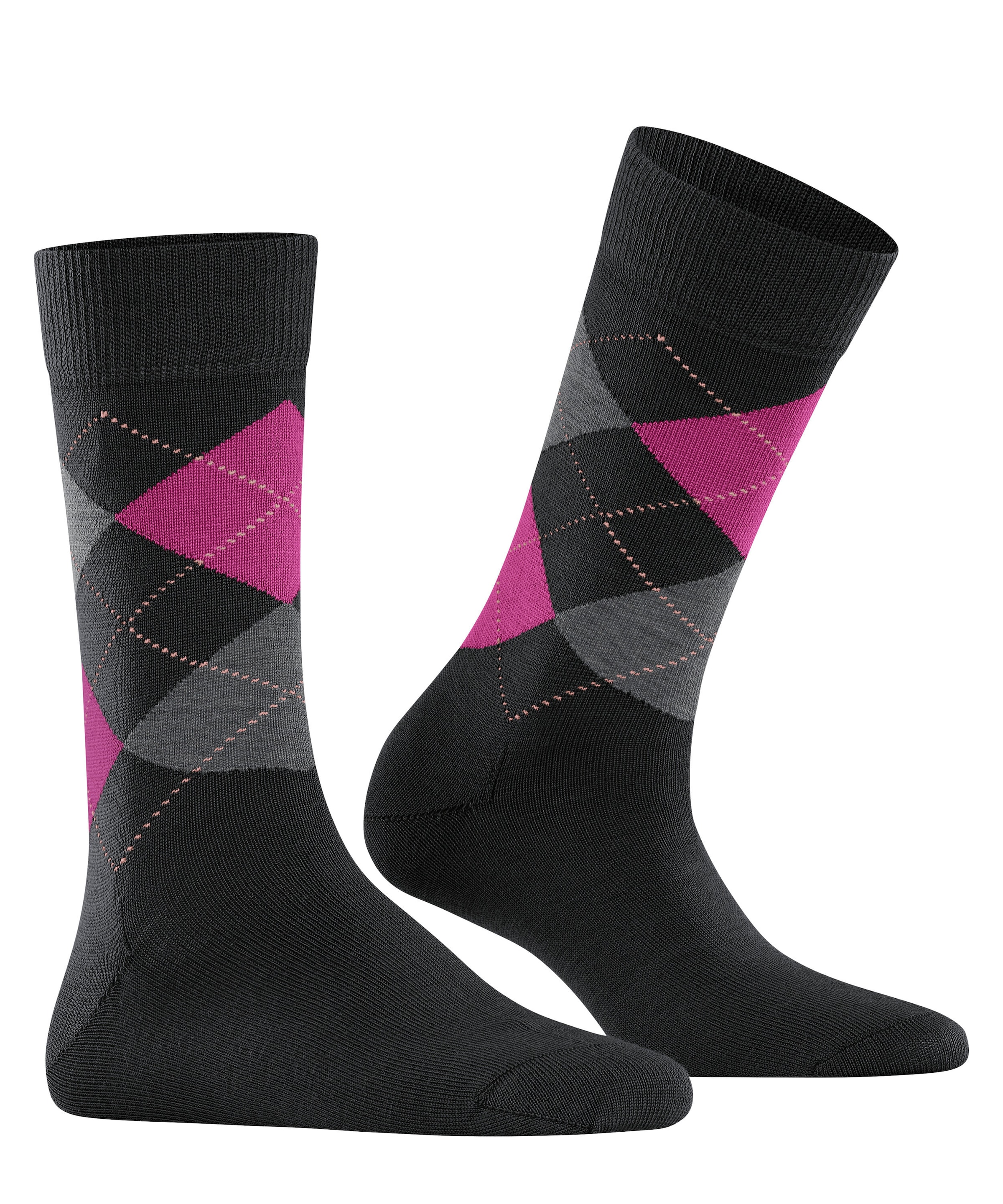 Burlington Socken »Marylebone« Einheitsgröße 36-41, wärmende Wollmischung, Argyle-Muster