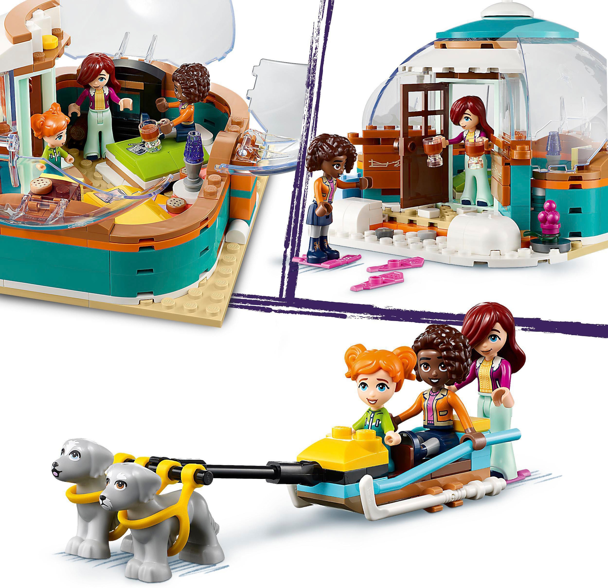 LEGO® Konstruktionsspielsteine »Ferien im Iglu (41760), LEGO® Friends«, (491 St.), Made in Europe