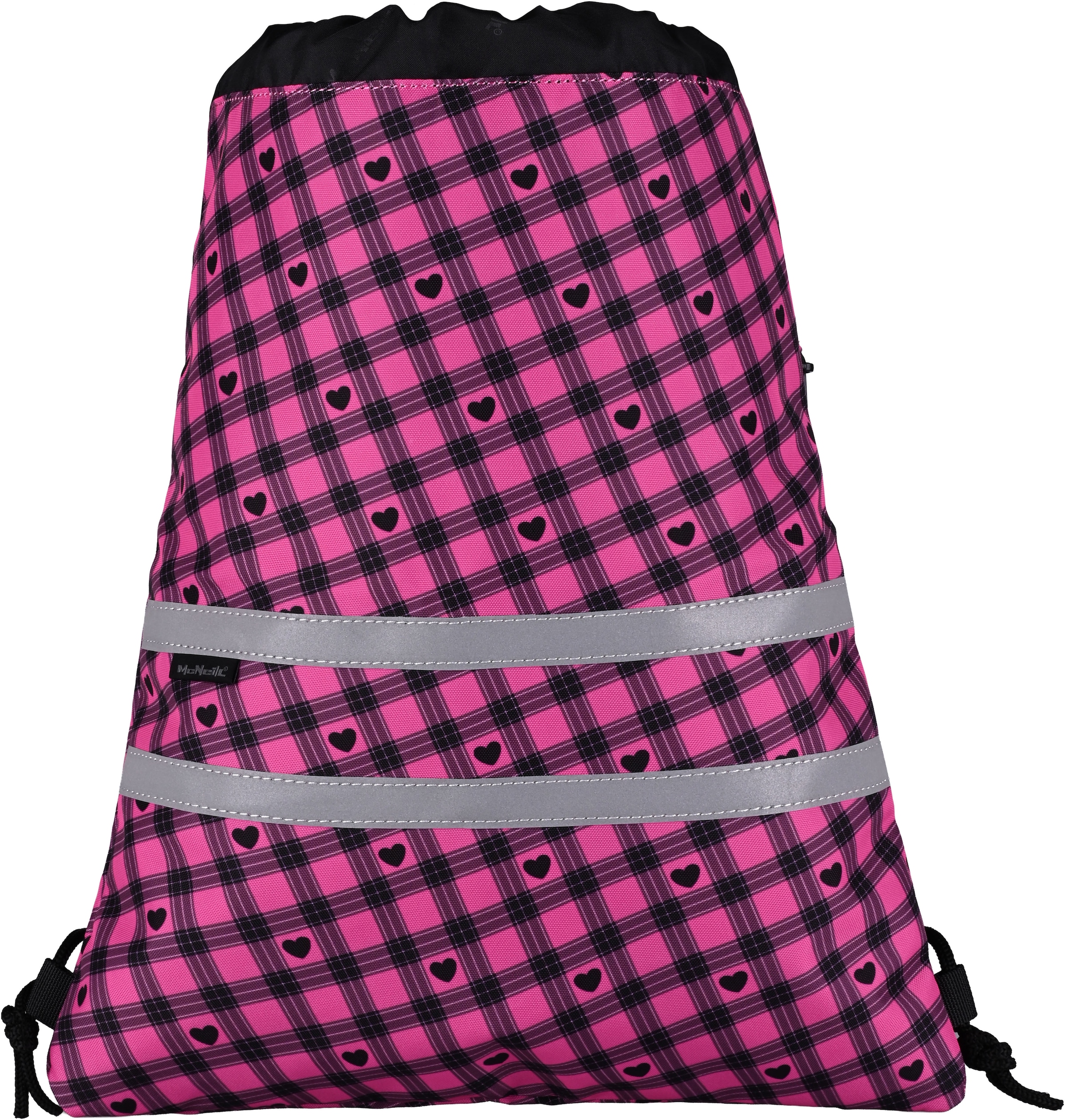 McNeill Schulranzen »Bravo, inkl. Etui, Turnbeutel,« Reflektierende Streifen auf den Schultergurten;Retroreflektierende Flächen