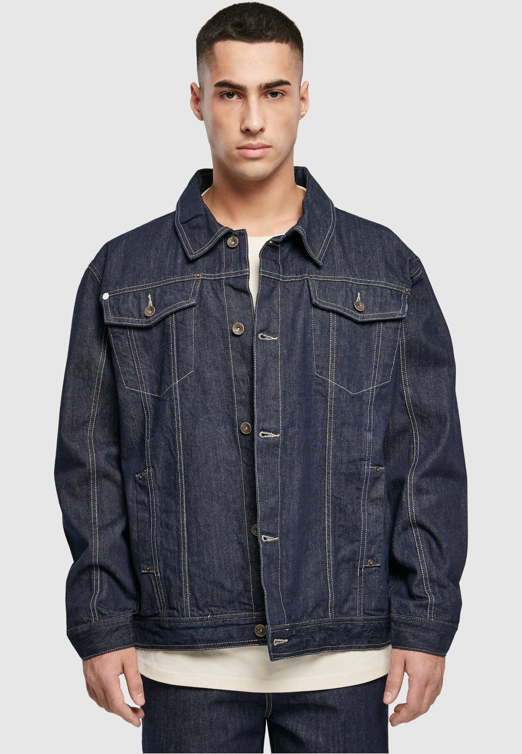 Southpole Allwetterjacke »Southpole Herren Southpole Script Denim Jacket«, (1 St.), ohne Kapuze