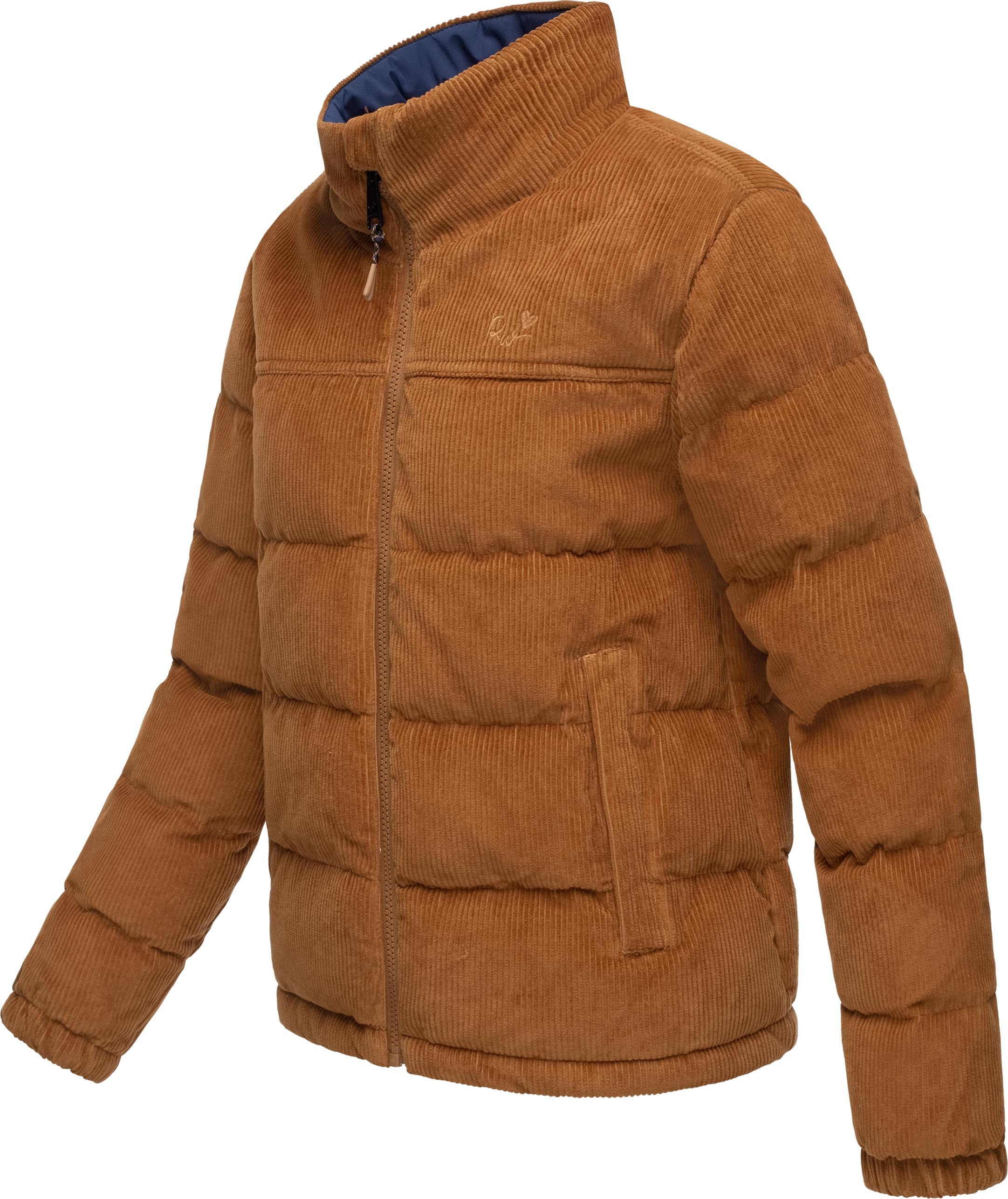 Ragwear Cordjacke »Uxia«, ohne Kapuze, Modische Damen Jacke in Cord mit wärmenden Innenfutter