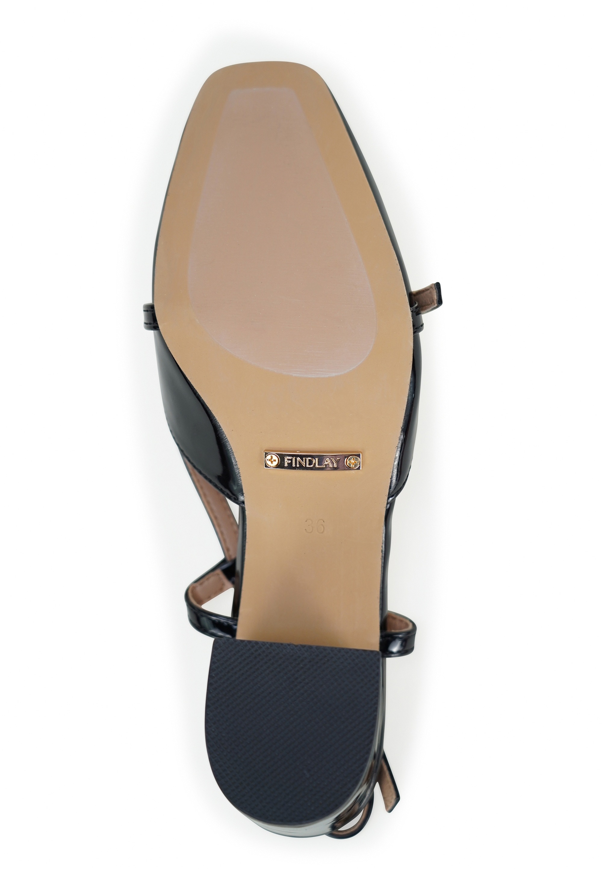 Findlay Pumps »JUNIATA«  in Lack-Optik mit Blockabsatz