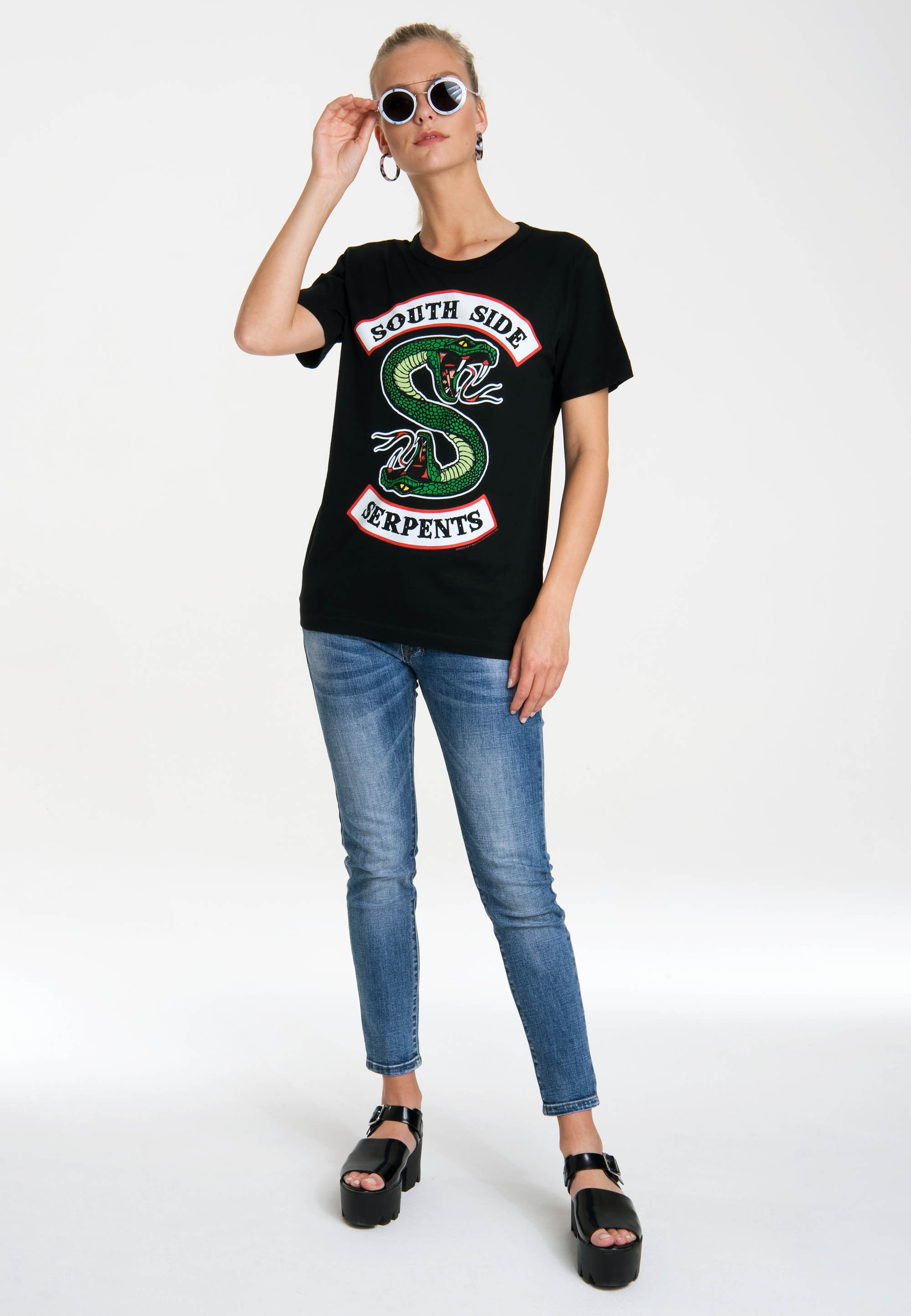LOGOSHIRT T-Shirt »South Side Serpents«, mit Riverdale-Frontprint
