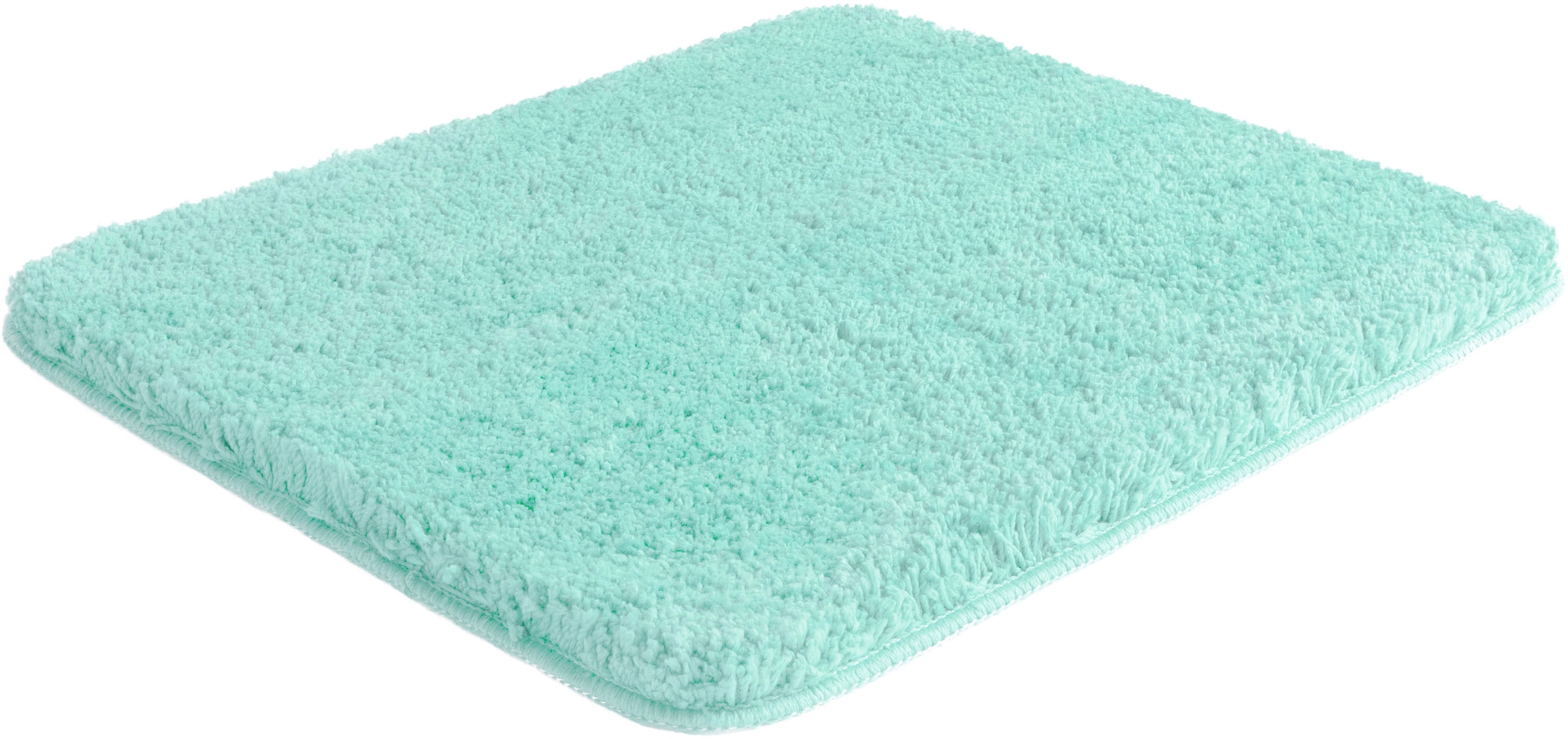 my home Badematte »Sanremo, Badvorleger, Badezimmer Teppich, sehr weich«, rutschhemmend beschichtet, fußbodenheizungsgeeignet-schnell trocknend, Badteppich, unifarben, rechteckig, rund & als 3-tlg. Set erhältlich