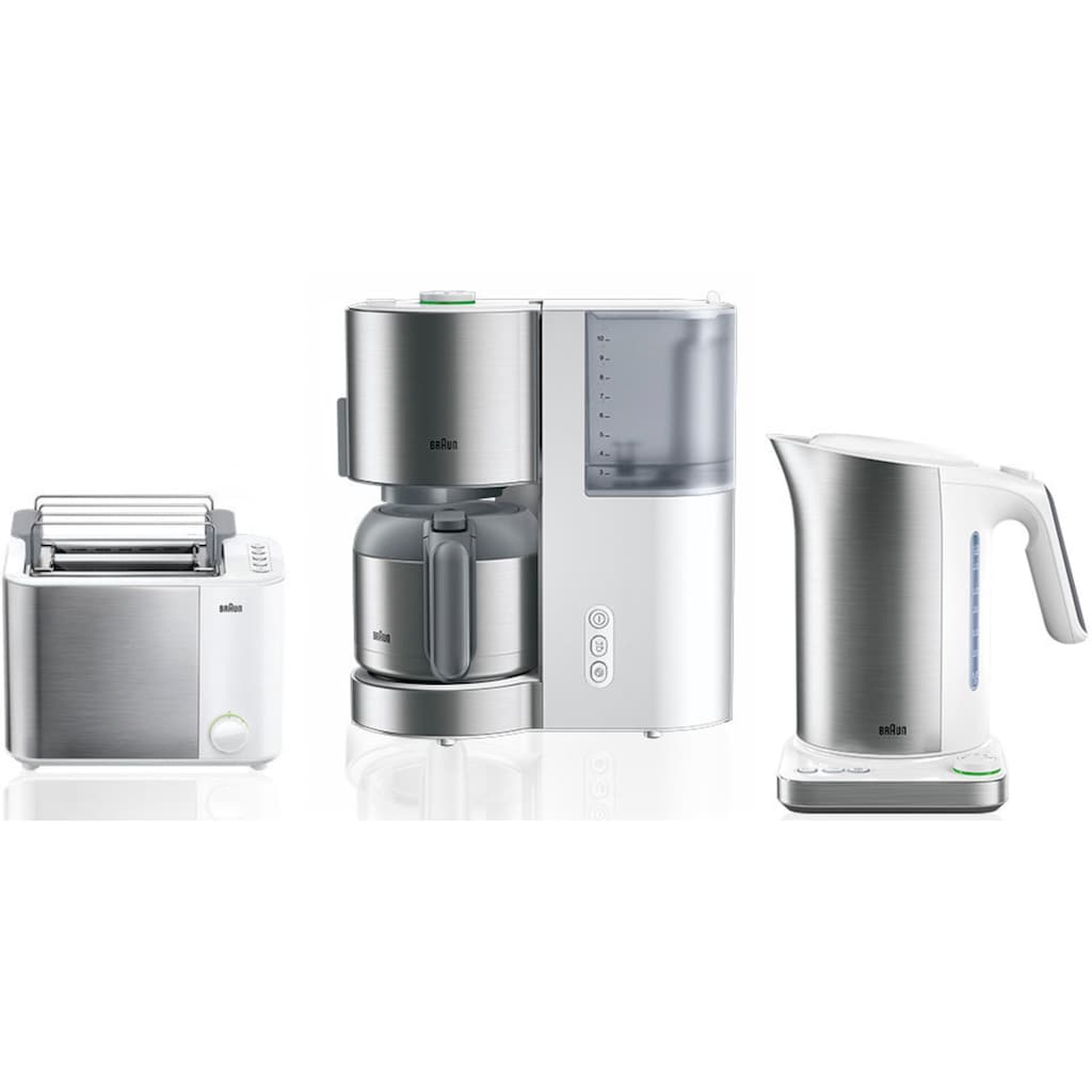 Braun Filterkaffeemaschine »ID Collection KF 5105 WH weiß«