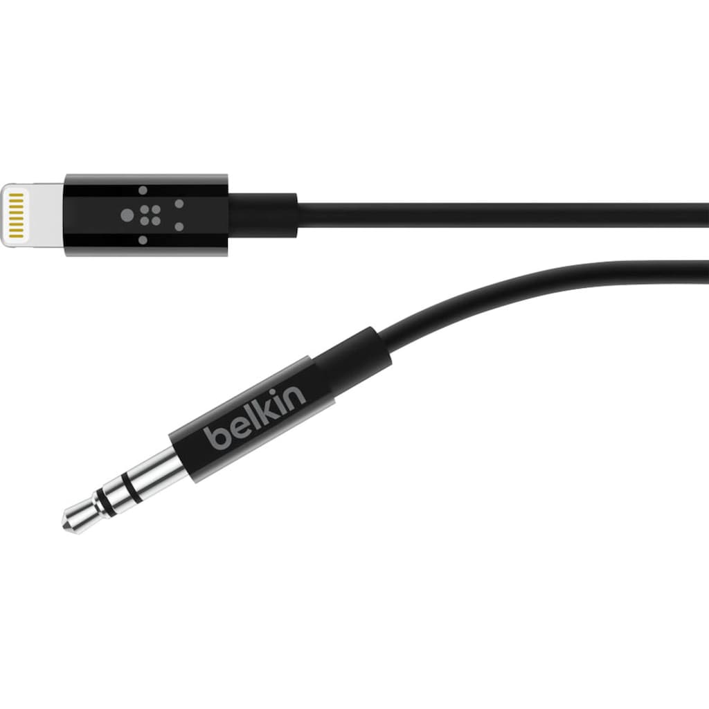 Belkin Audio-Kabel »AV10172BT06-BLK«, Lightning, 3,5-mm-Klinke, 180 cm