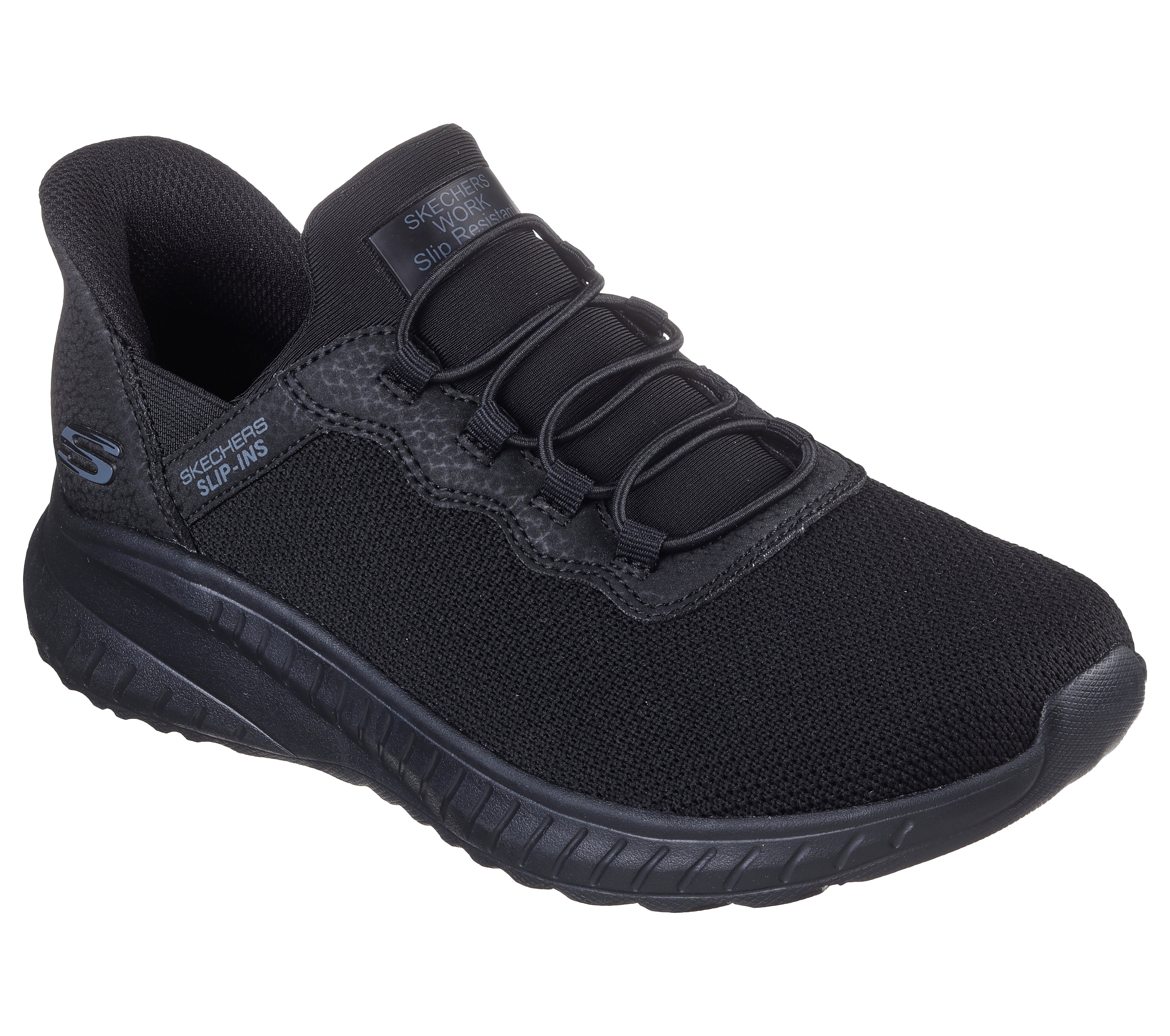 Skechers Berufsschuh "SQUAD CHAOS SR-JASUL" Slip-on Sneaker, Schlupfschuh mit Air-Cooled Memory Foam
