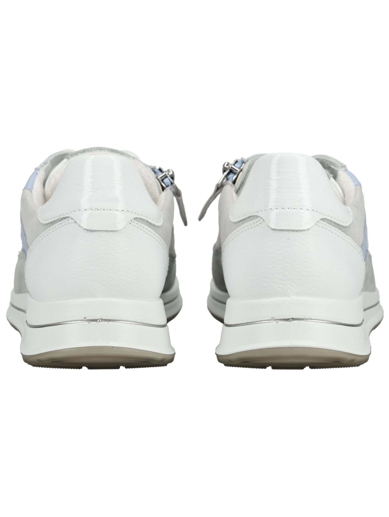 Ara Sneaker Leather White/Silver Size 40 5