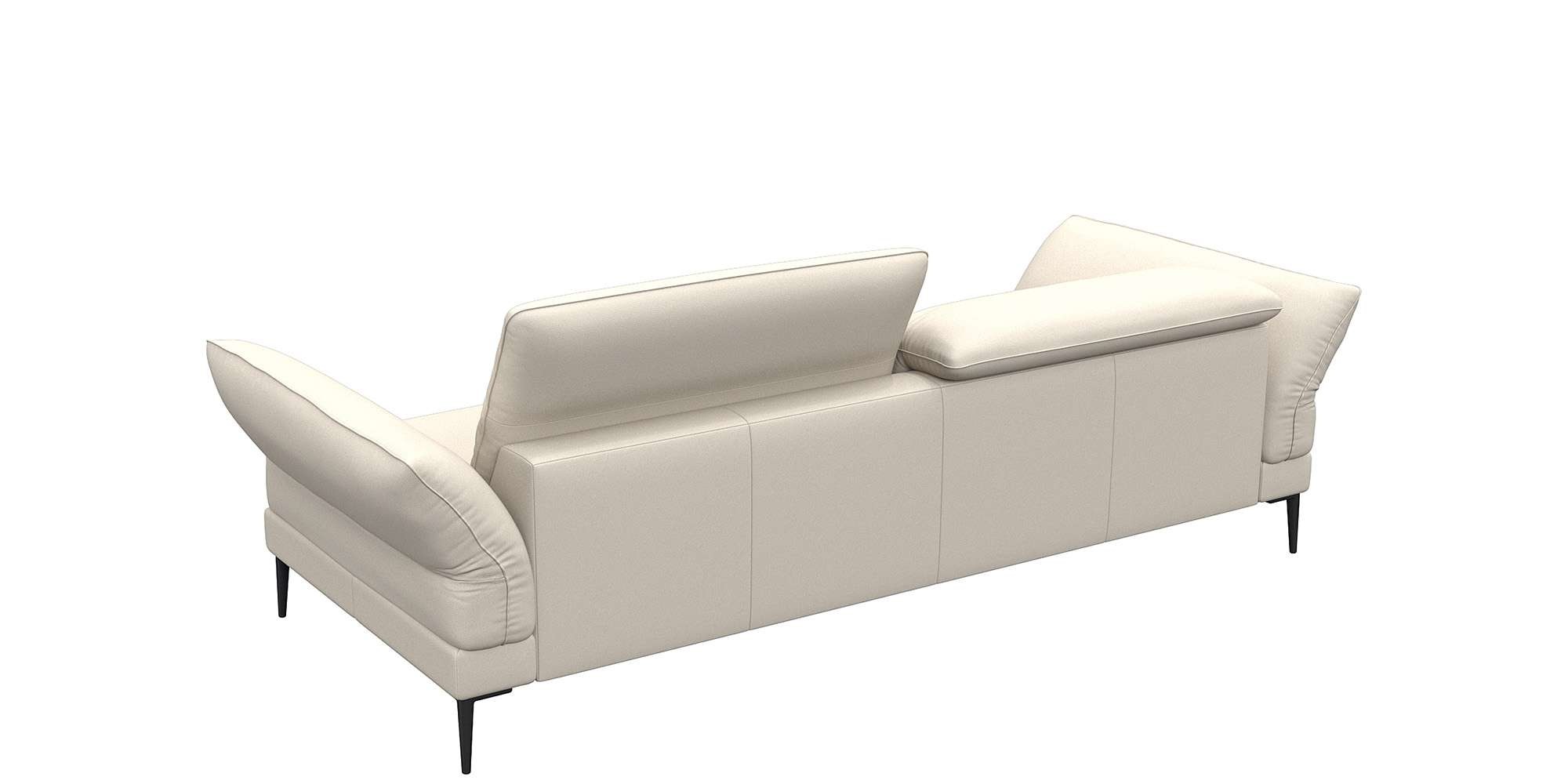 FLEXLUX 3-Sitzer »Salino, Funktionssofa, Relaxsofa«, Sofa mit Arm- und Kopfteil-Verstellungen, Kaltschaum & Stahl-Wellen