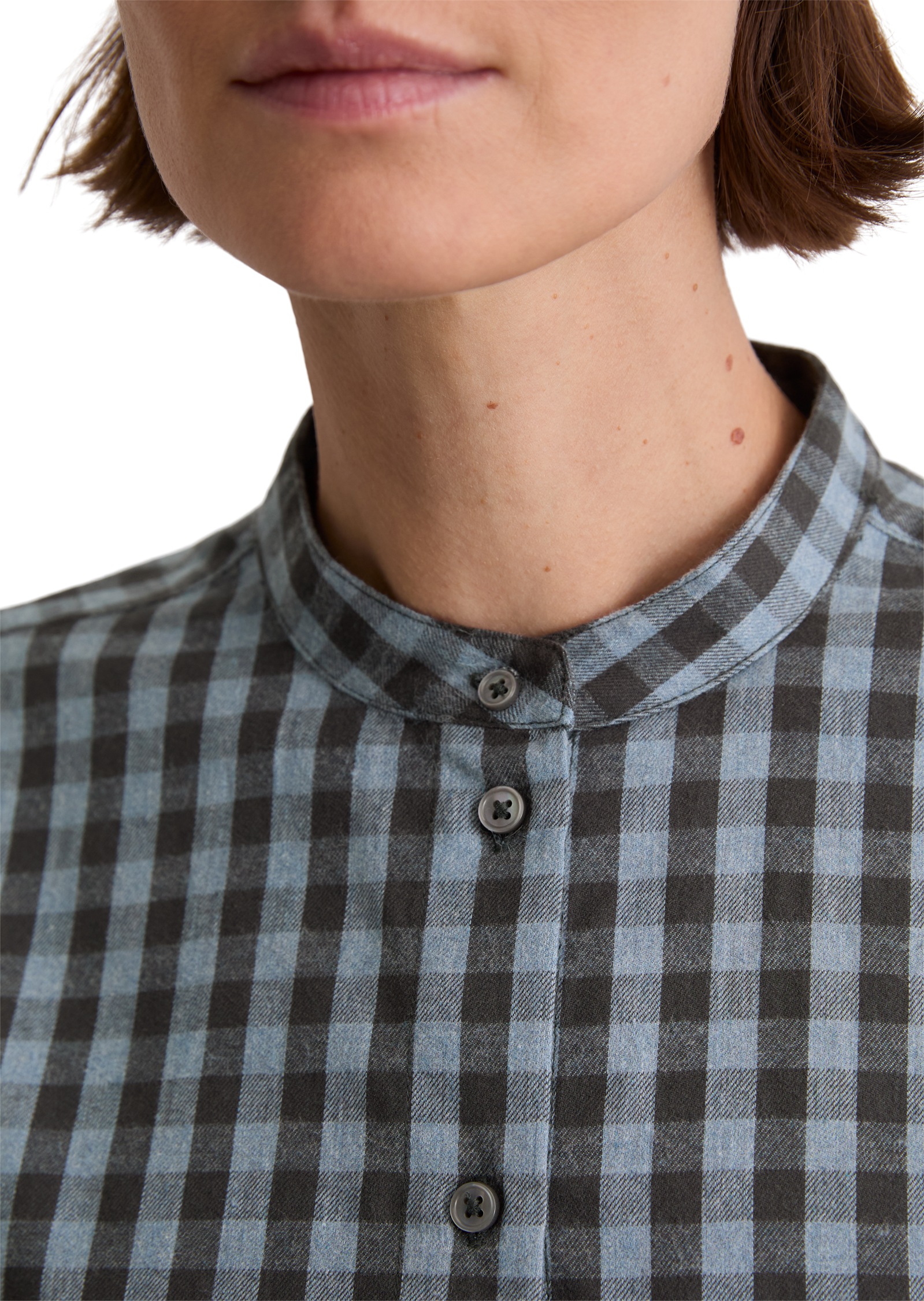 Thumbnail - Marc OPolo Karobluse "regular fit aus softem Baumwoll-Flanell"