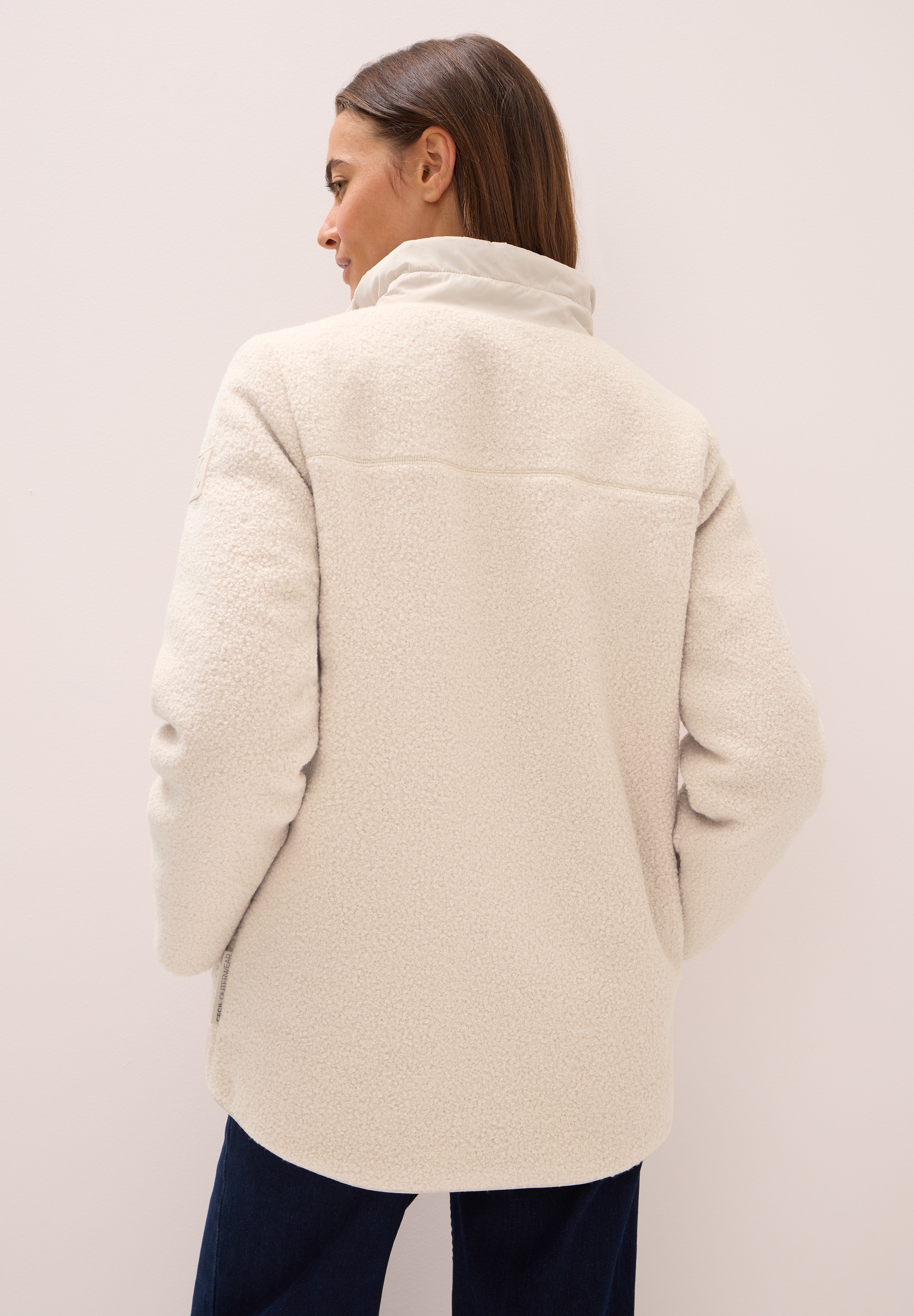Cecil Fellimitatjacke, ohne Kapuze, mit Reißverschluss-Detail günstig online kaufen